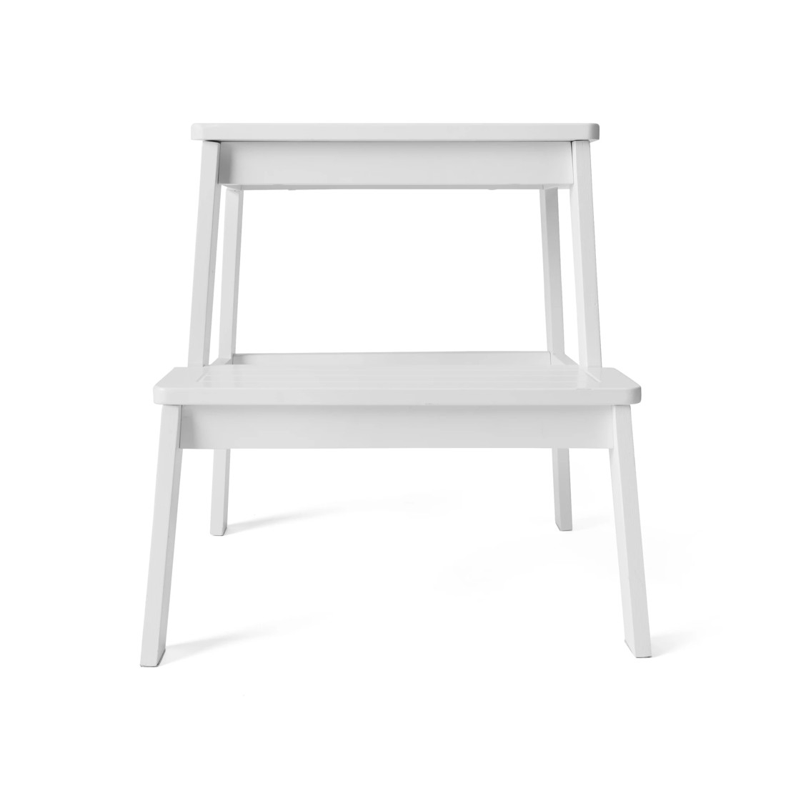 3 Panelled Step Stool - White, 3 of 7