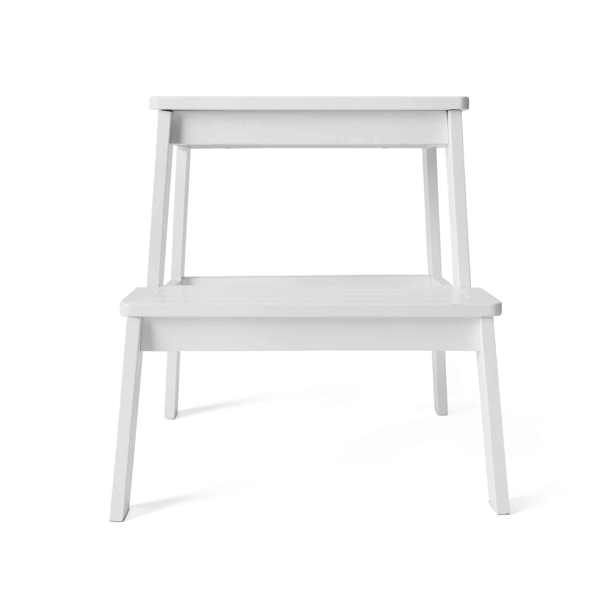 3 Panelled Step Stool - White, 3 of 7