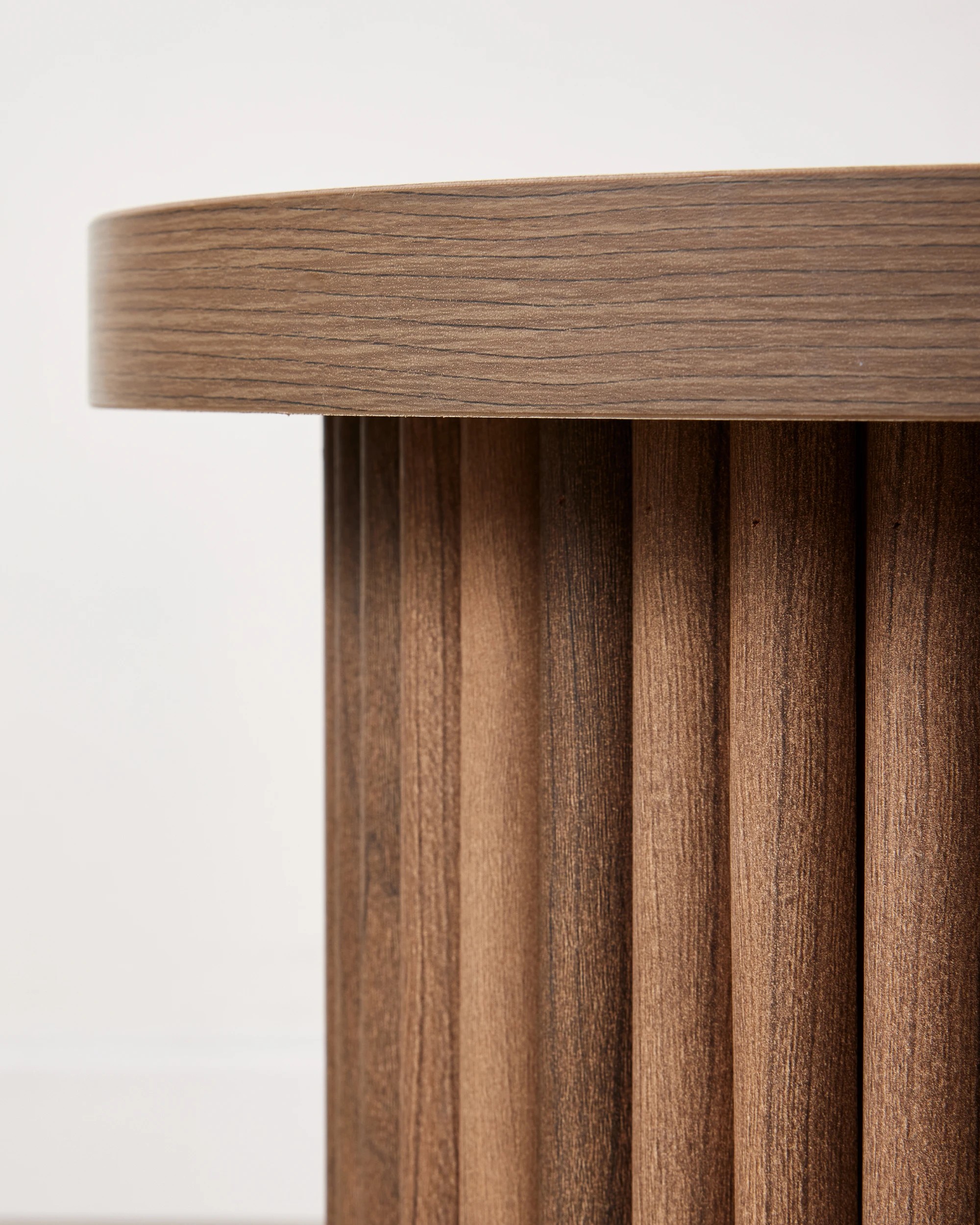 5 Ryan Ribbed Side Table - Walnut, 5 of 7