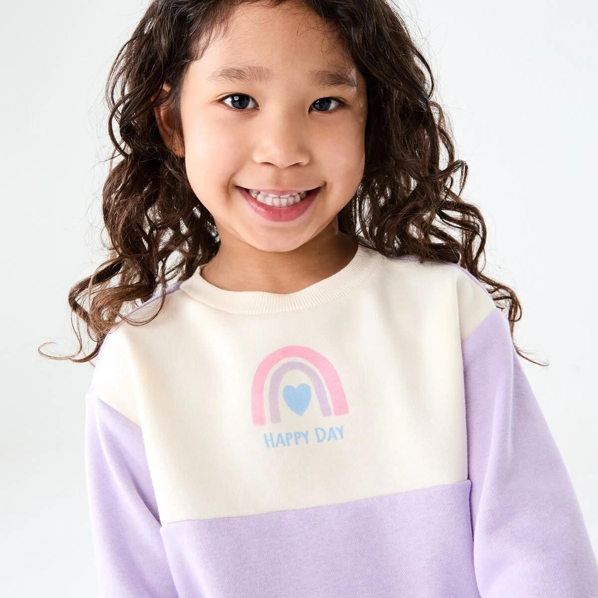 3 Print Panel Crew Neck Sweater COLOUR BLOCK, 3 of 6