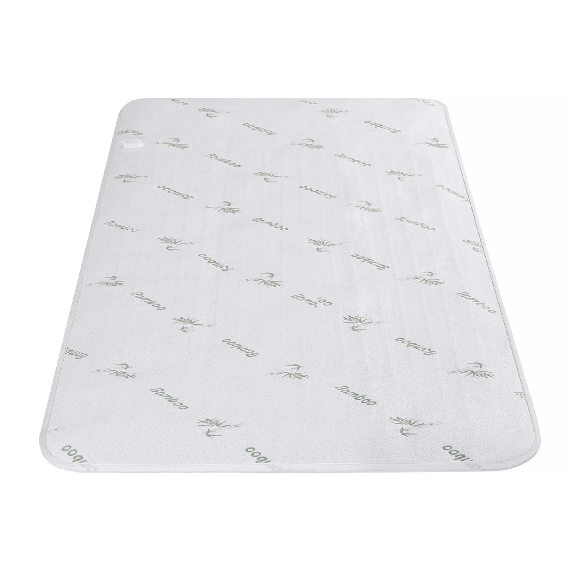 3 Giselle Bedding Giselle Electric Blanket Bamboo Fabric Single Fitted Heated Pad Underlay - Single Bed - White, 3 of 10