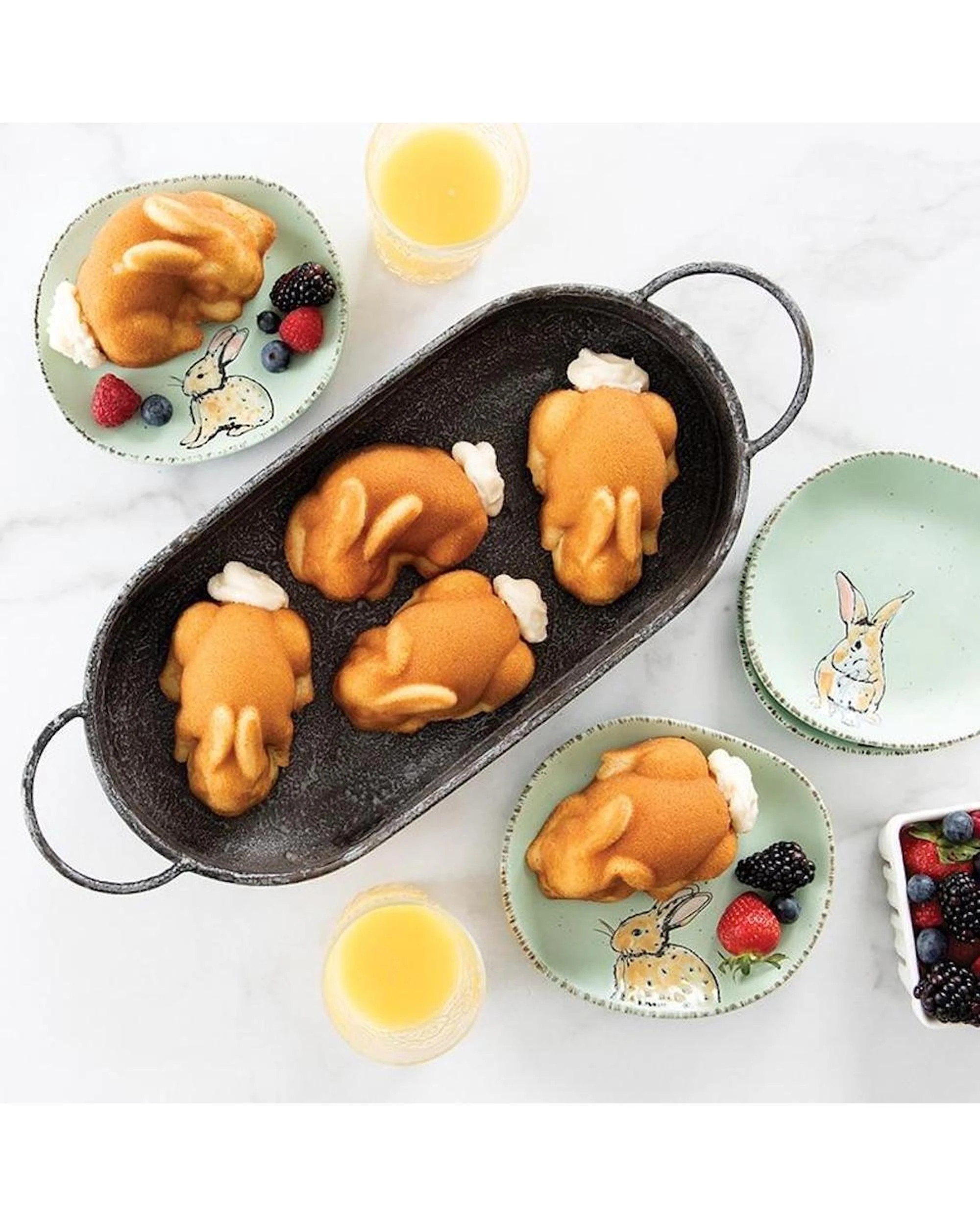 3 Nordic Ware Toffee Baby Bunny Cake Pan 31 x 31 x 6cm, 3 of 9