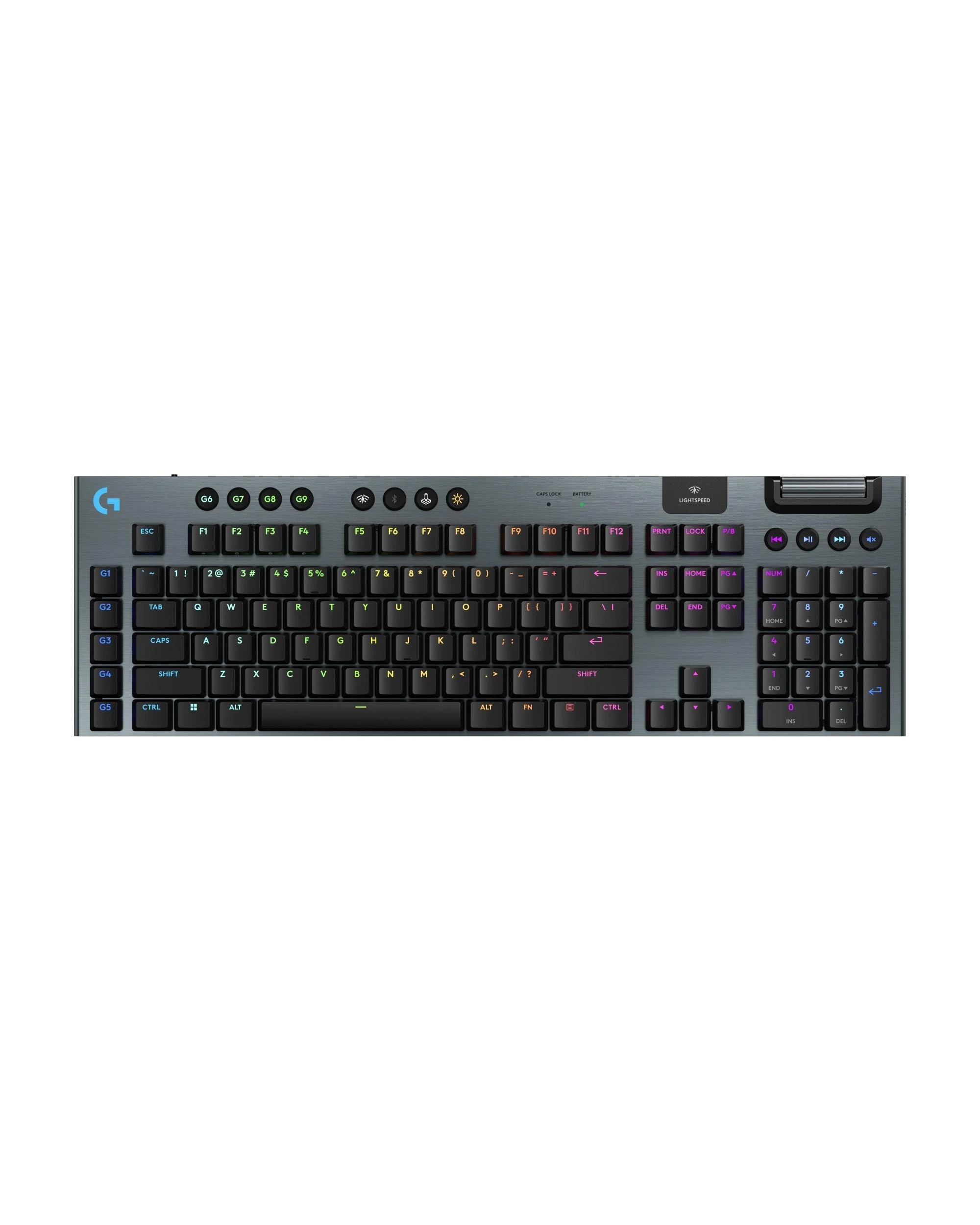 1 LOGITECH G915 X LIGHTSPEED Low-Profile Wireless Gaming Keyboard
 - black, 1 of 10