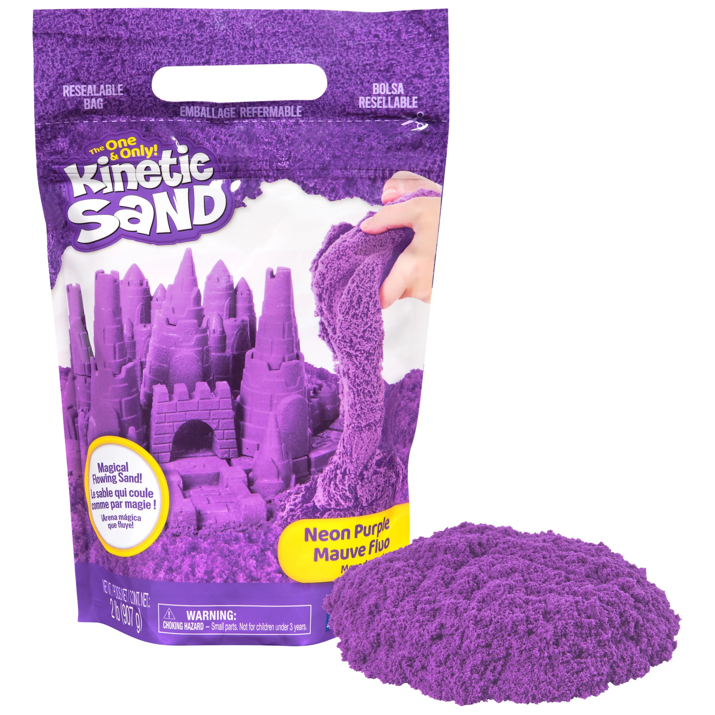 1 Kinetic Sand Colour Bag - Purple, 1 of 9