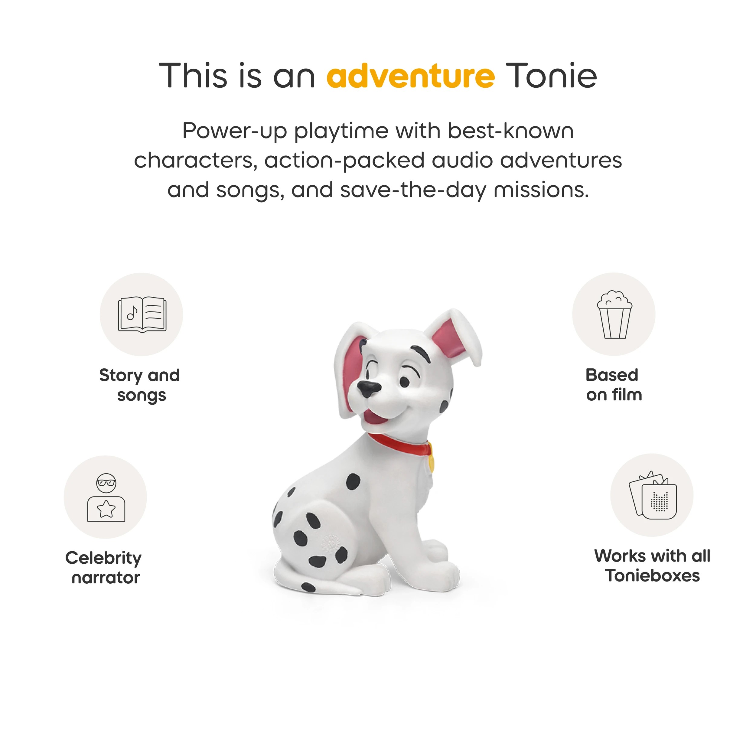 5 Tonies  Disney - 101 Dalmatians Tonie Audio Character - Multi, 5 of 6