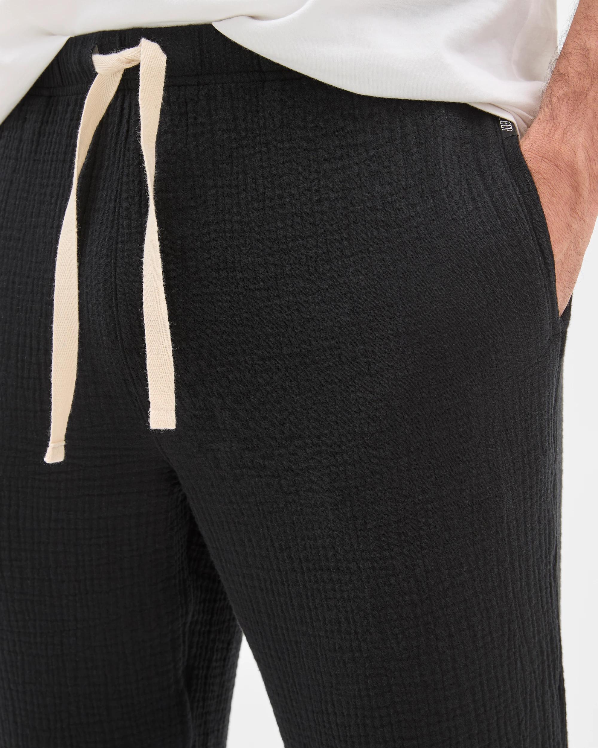 5 Target Mens Poplin Sleep Pyjama Pants - Maxx BLACK, 5 of 5