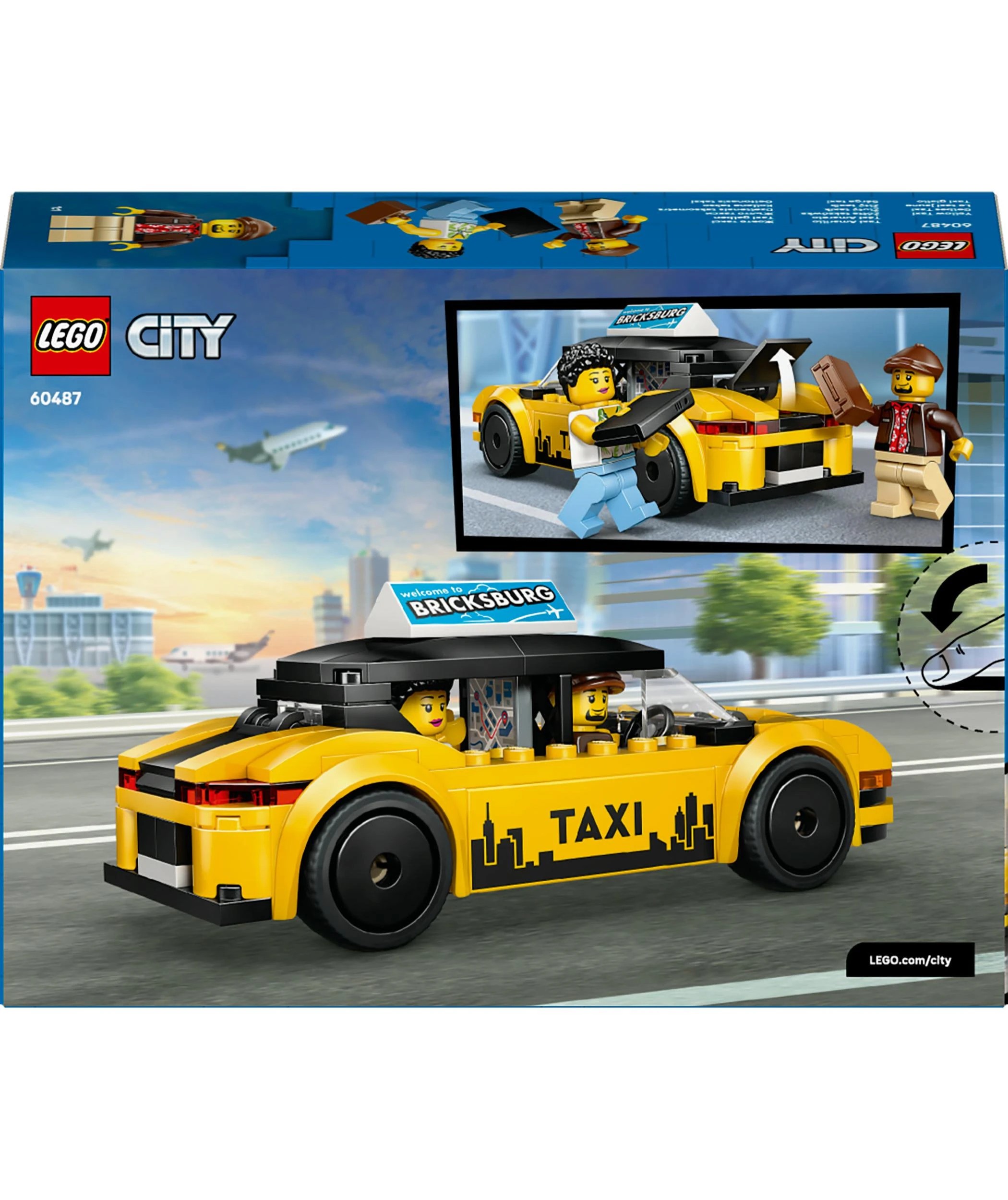 10 LEGO City Yellow Taxi 60487, 10 of 10