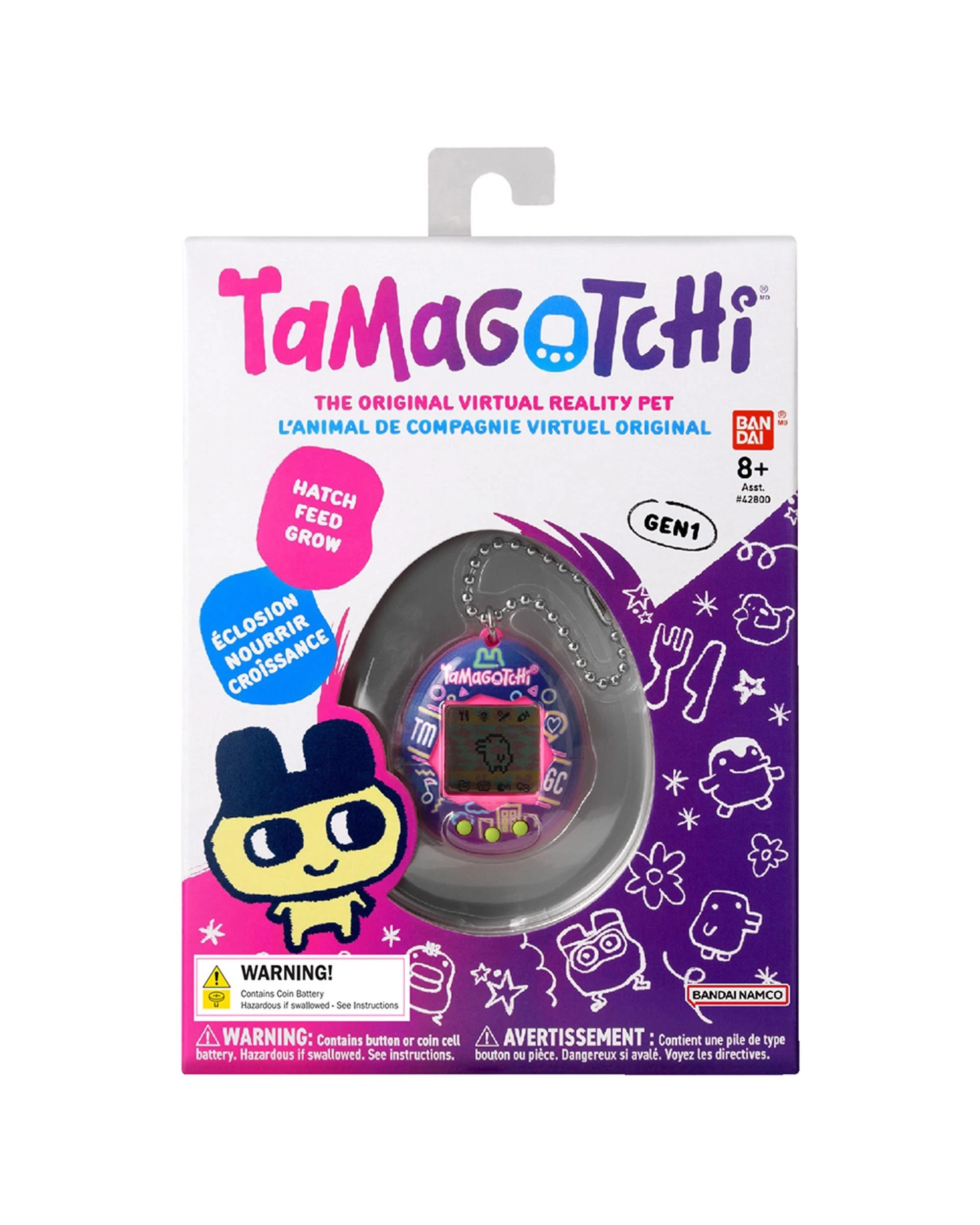 1 Tamagotchi Original Gen 1 - Neon Lights, 1 of 4