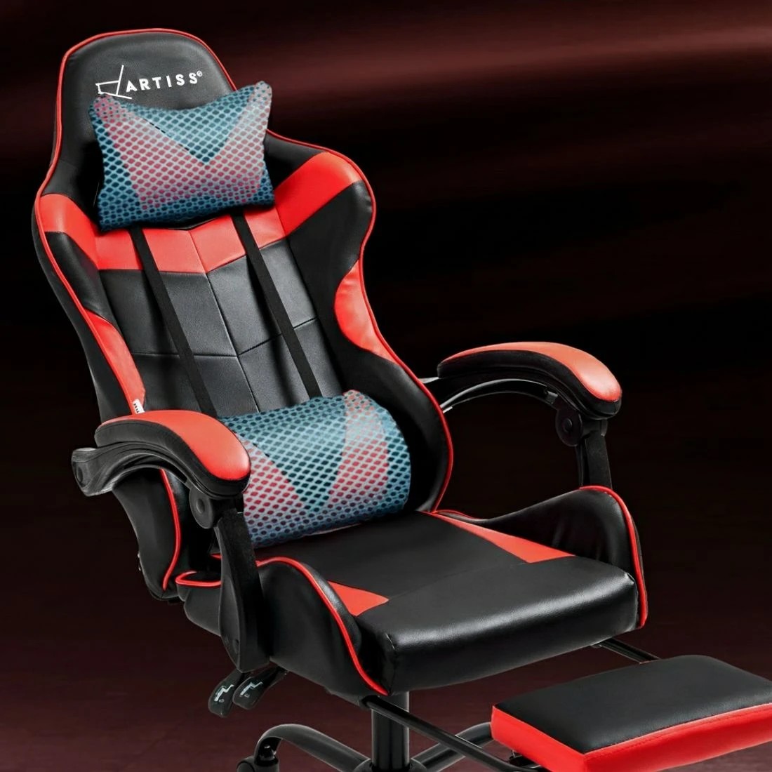 4 Artiss Gaming Office Chair Recliner Footrest - Multi, 4 of 5