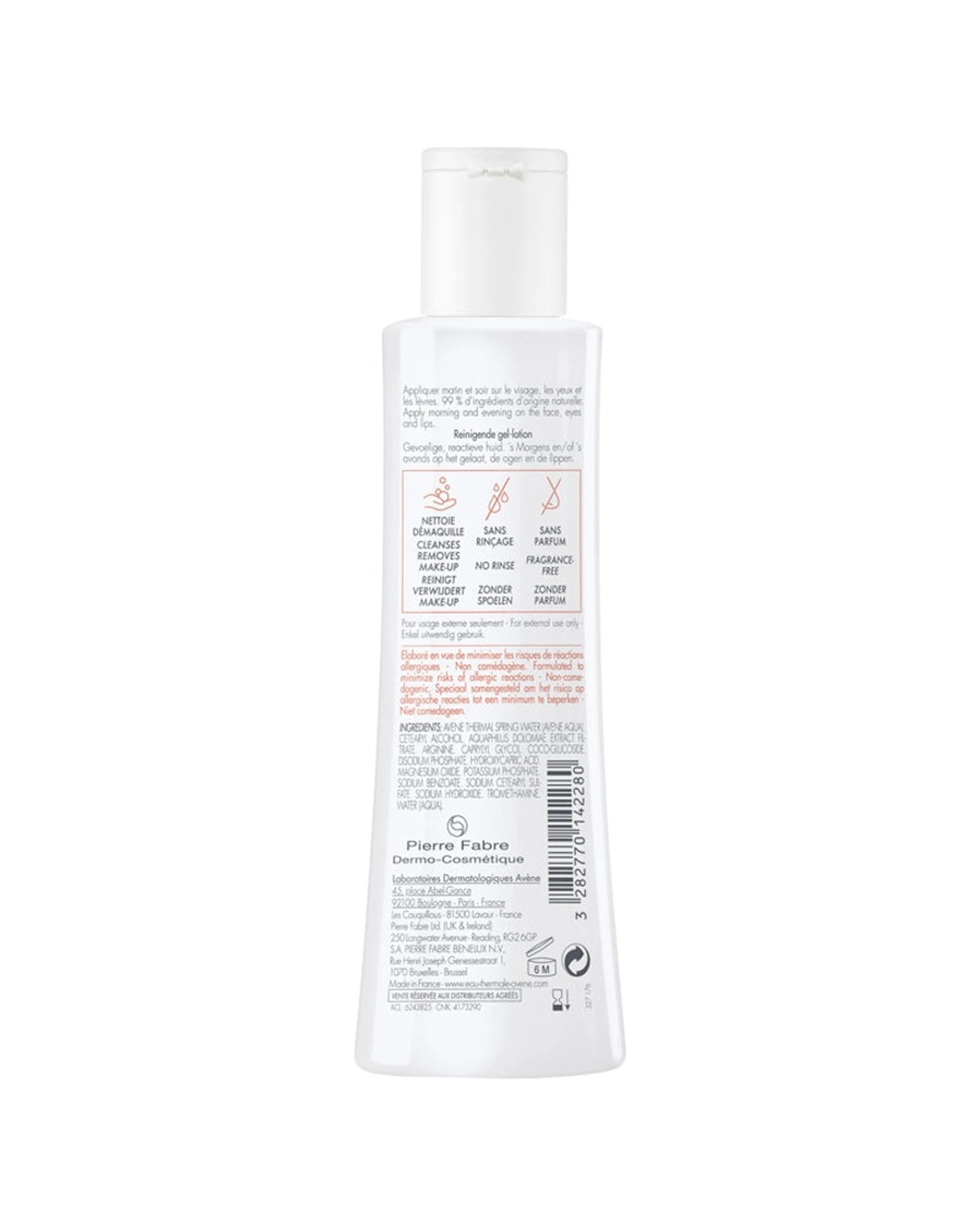 2 Avene Tolerance Extremely Gentle Face & Eyes Cleanser For Sensitive Skin 200ml - White, 2 of 2