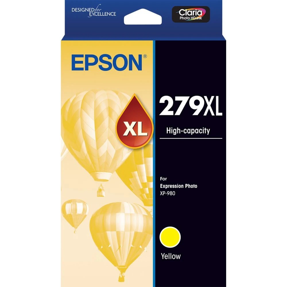 1 Epson 279XL Claria HD Photo Ink Cartridge Yellow, 1 of 1