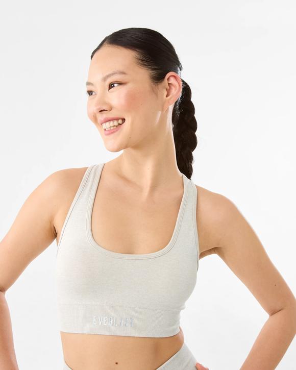 Everlast Womens Scoop Neck Seamfree Crop Top