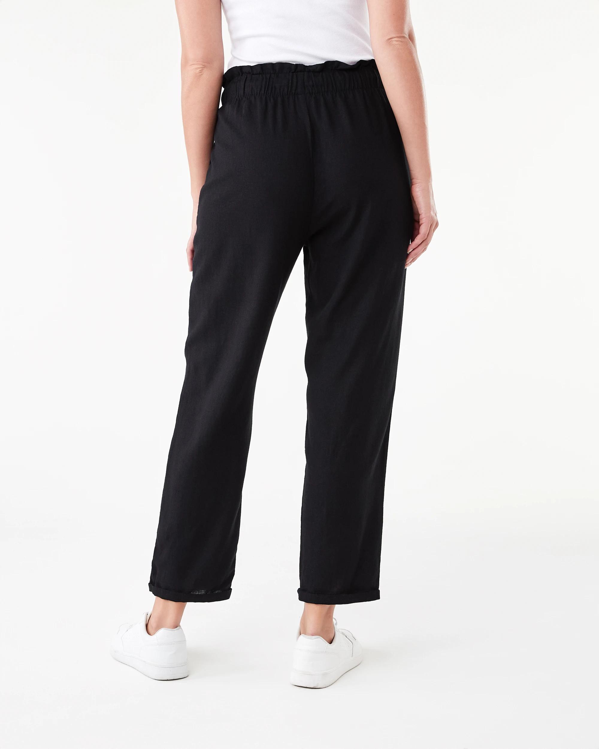 3 Drawstring Pants Black, 3 of 6