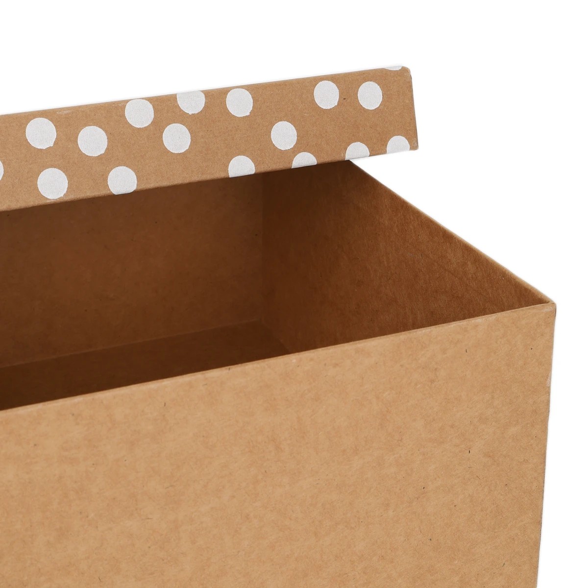 4 Kraft Gift Box with White Dots - Extra Large, 4 of 7