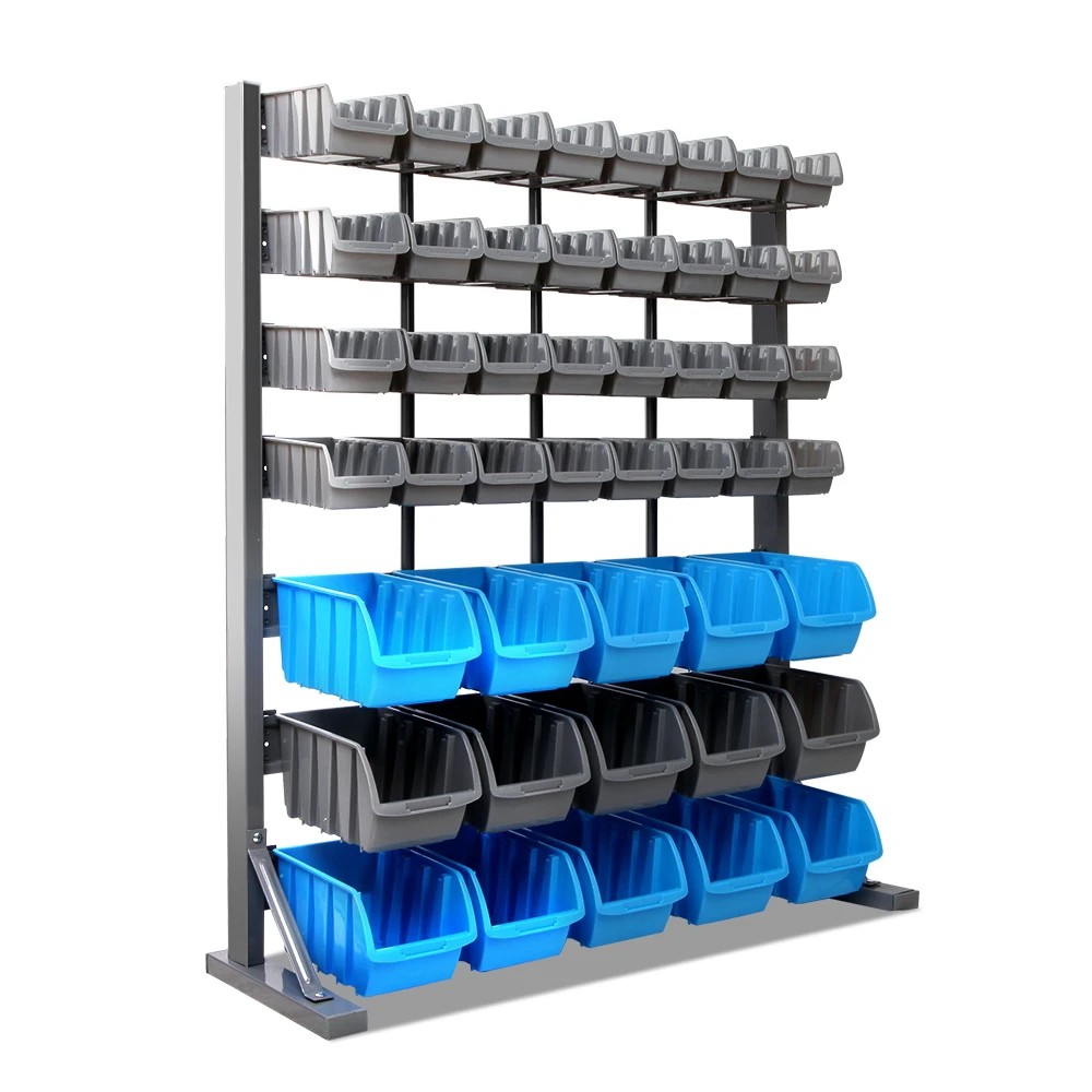 1 Giantz 47 Storage Bin Rack Free Stand Steel - Multi, 1 of 1