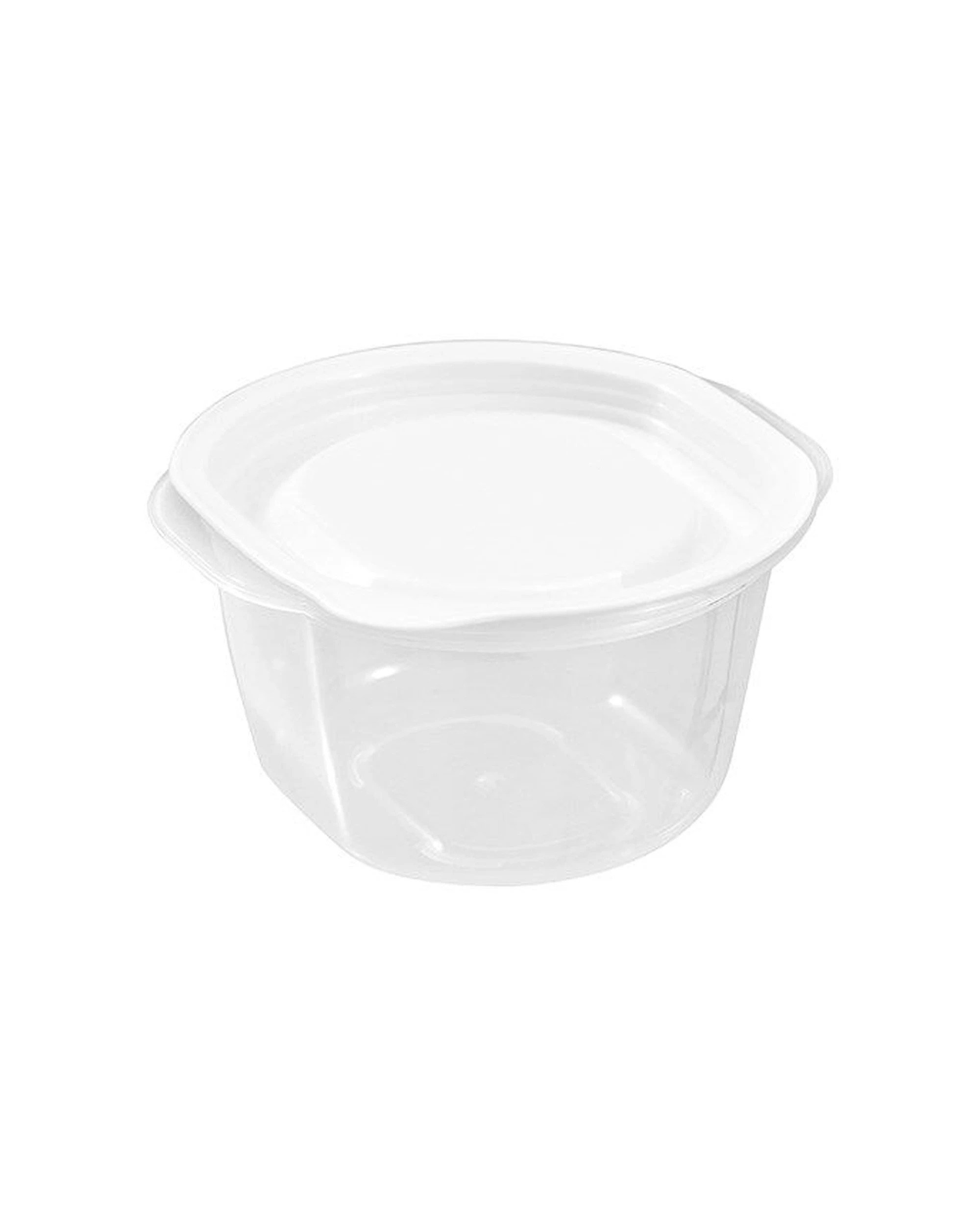 5 Lemon & Lime 12x 4PC Reusable Portable Round Lunch Snack Container 280ml Set - White, 5 of 6