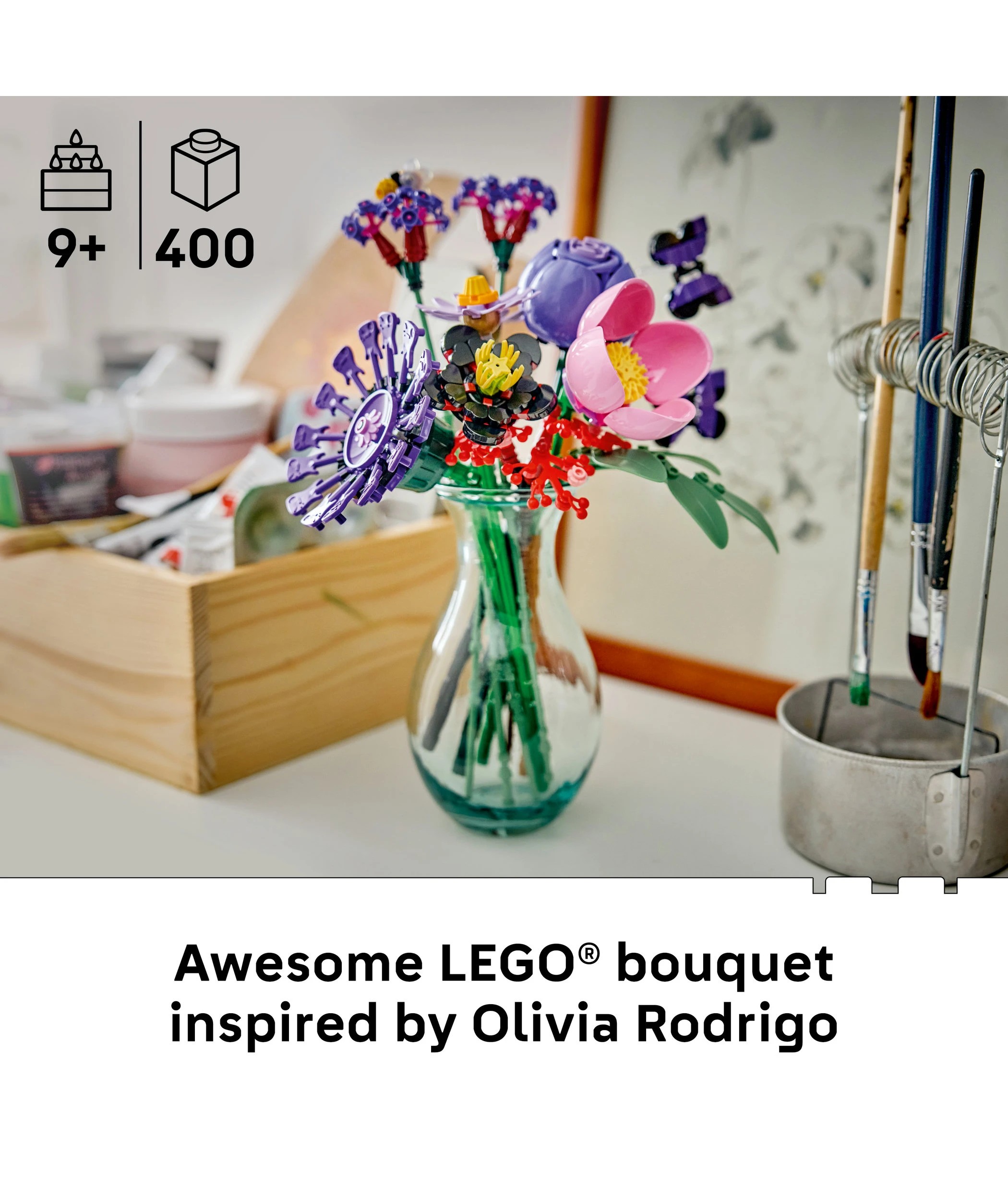 3 LEGO Botanicals Olivia Rodrigo's Flower Bouquet 11507, 3 of 10