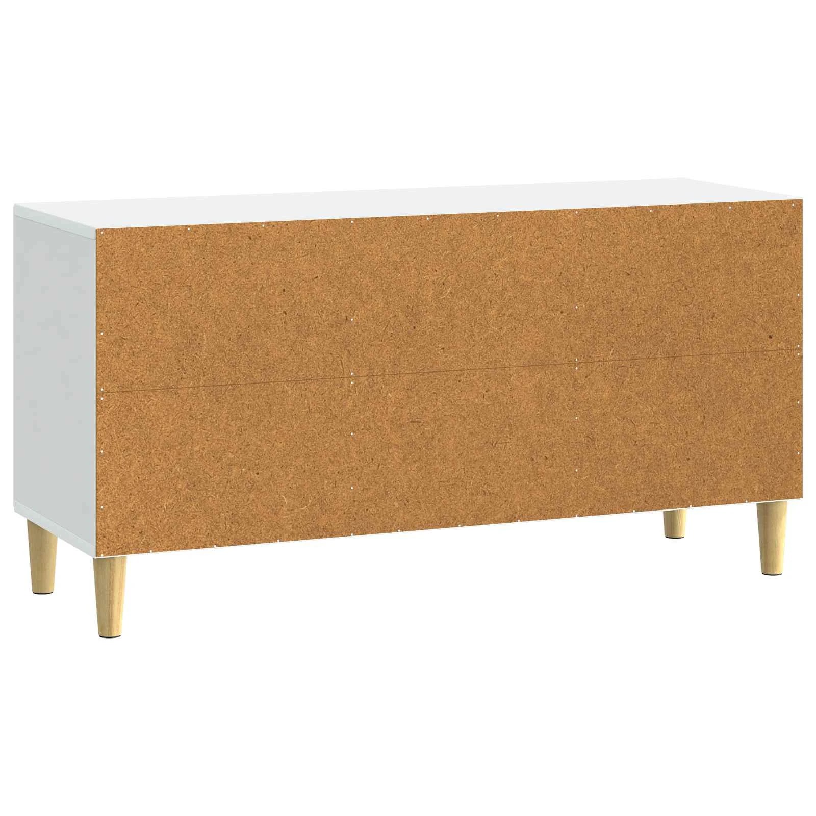 7 vidaXL Modern TV Cabinet Ample Storage - White, 7 of 9