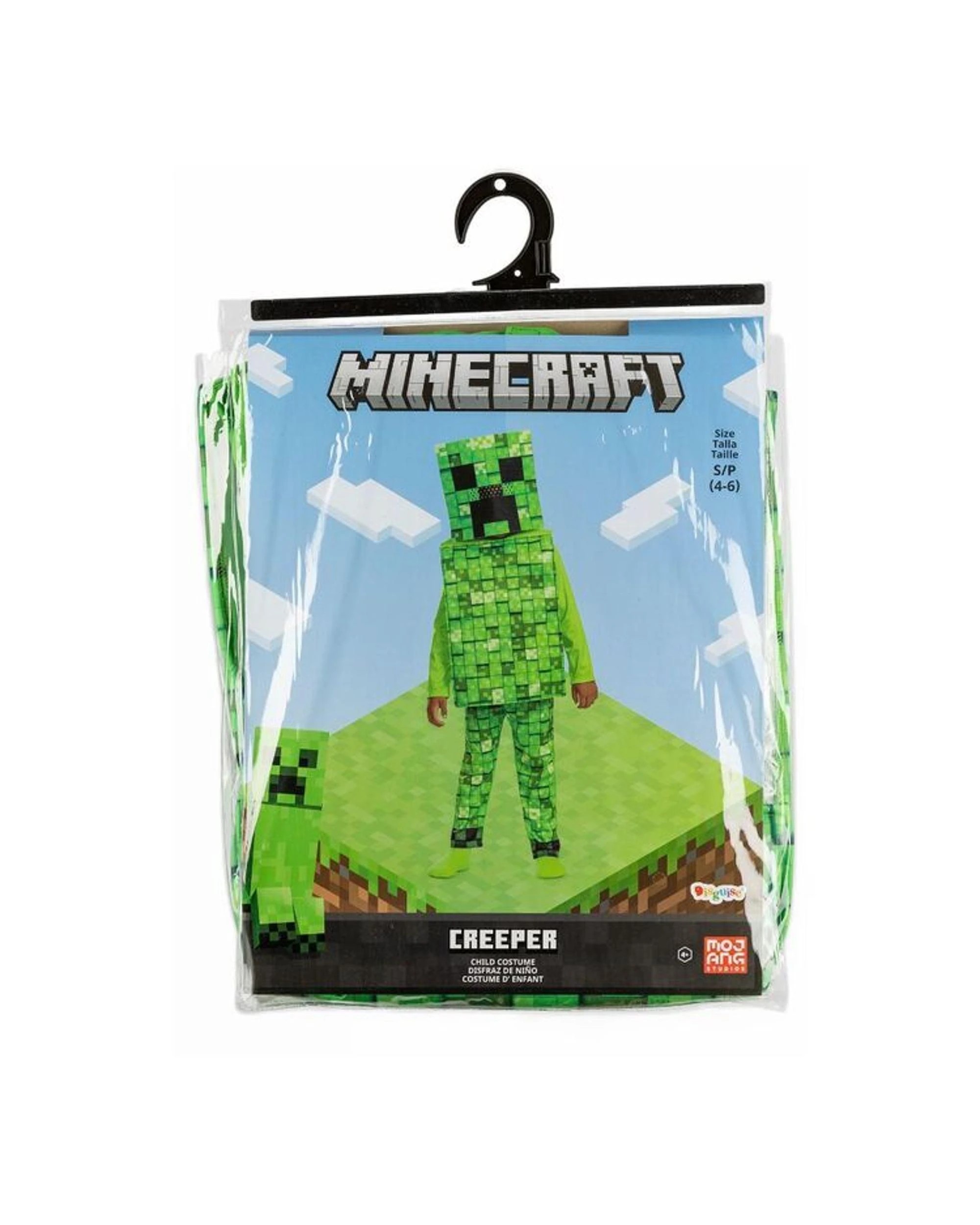 3 Minecraft Creeper Value Plus Costume Size 7-8 Years, 3 of 4