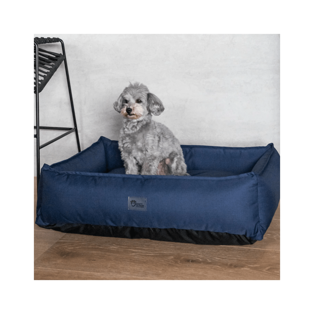 5 Superior Pet Goods Ripstop Dog Lounger Bed Mini Tear Resistant Recycled - Blue, 5 of 5