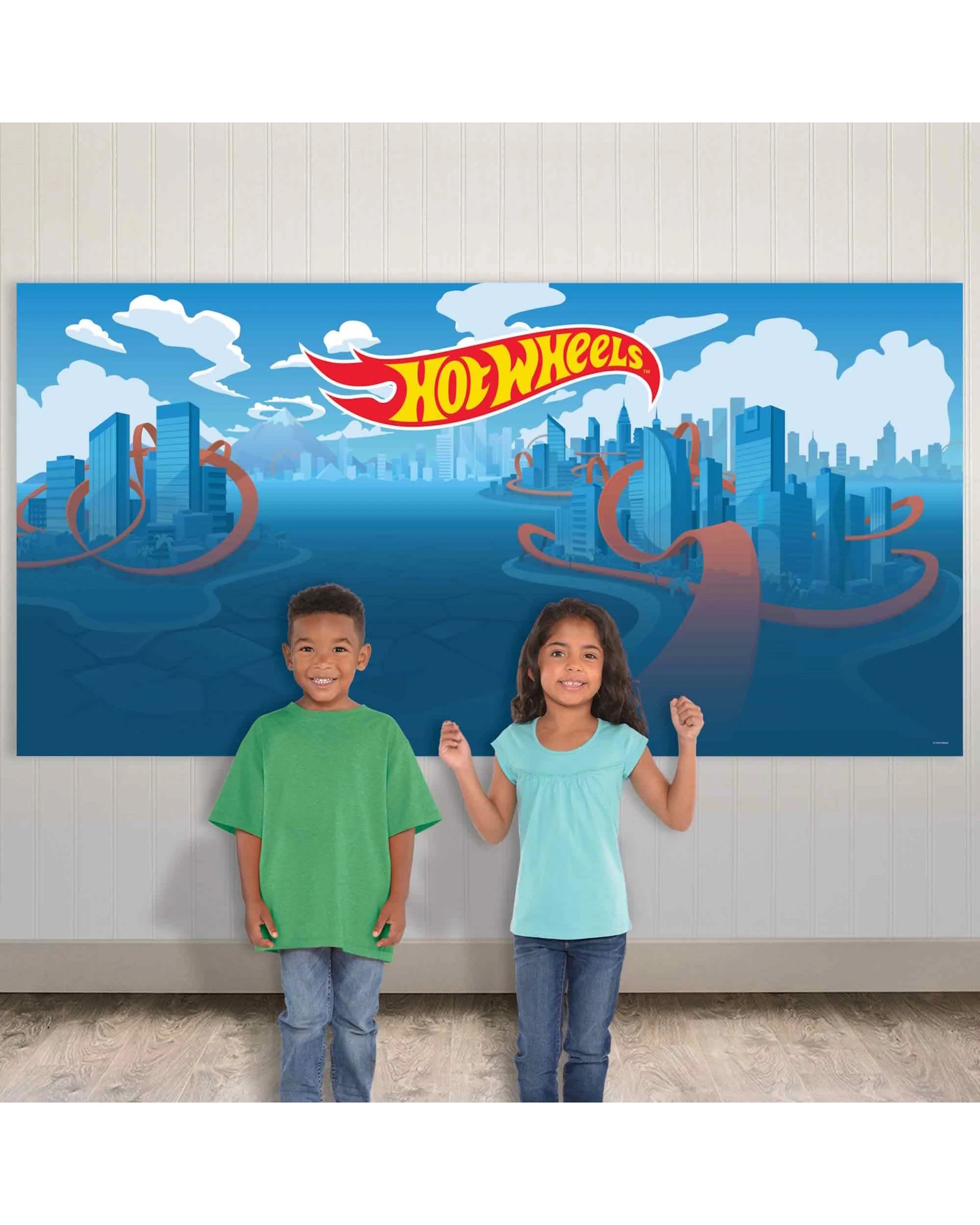 1 Amscan Inc. Hot Wheels Scene Setter Backdrop, 1 of 3