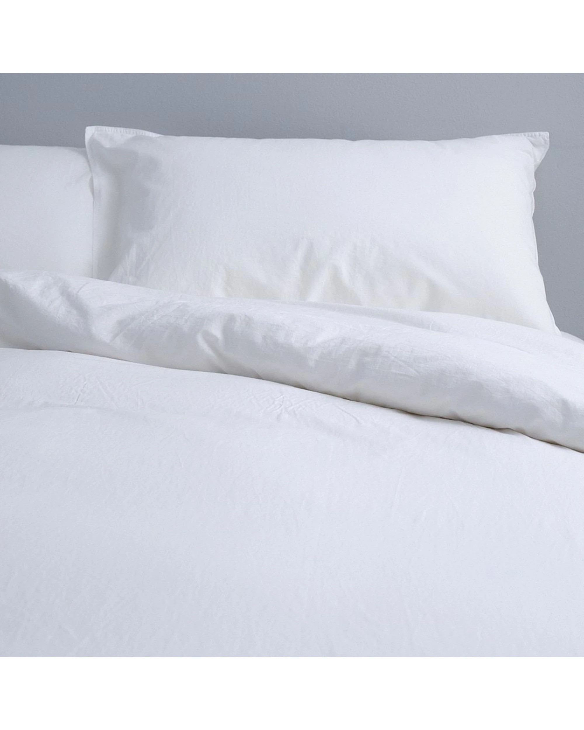 1 Canningvale Vintage Queen Quilt Cover Set 100 Percent Cotton - White, 1 of 4