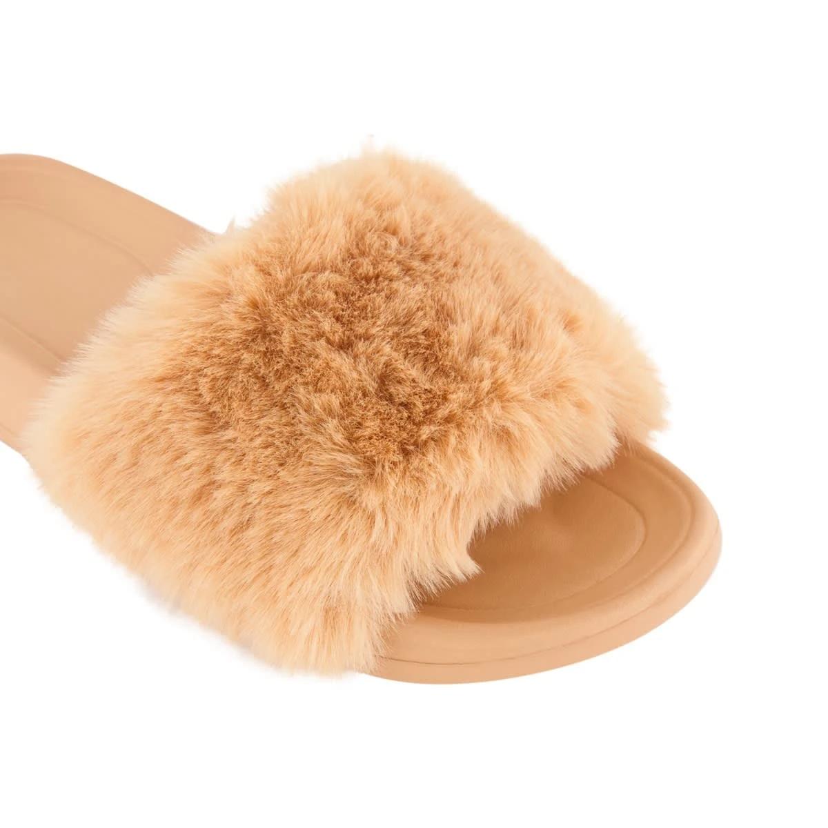 3 One Band Slipper Slides BISCUIT BROWN, 3 of 3