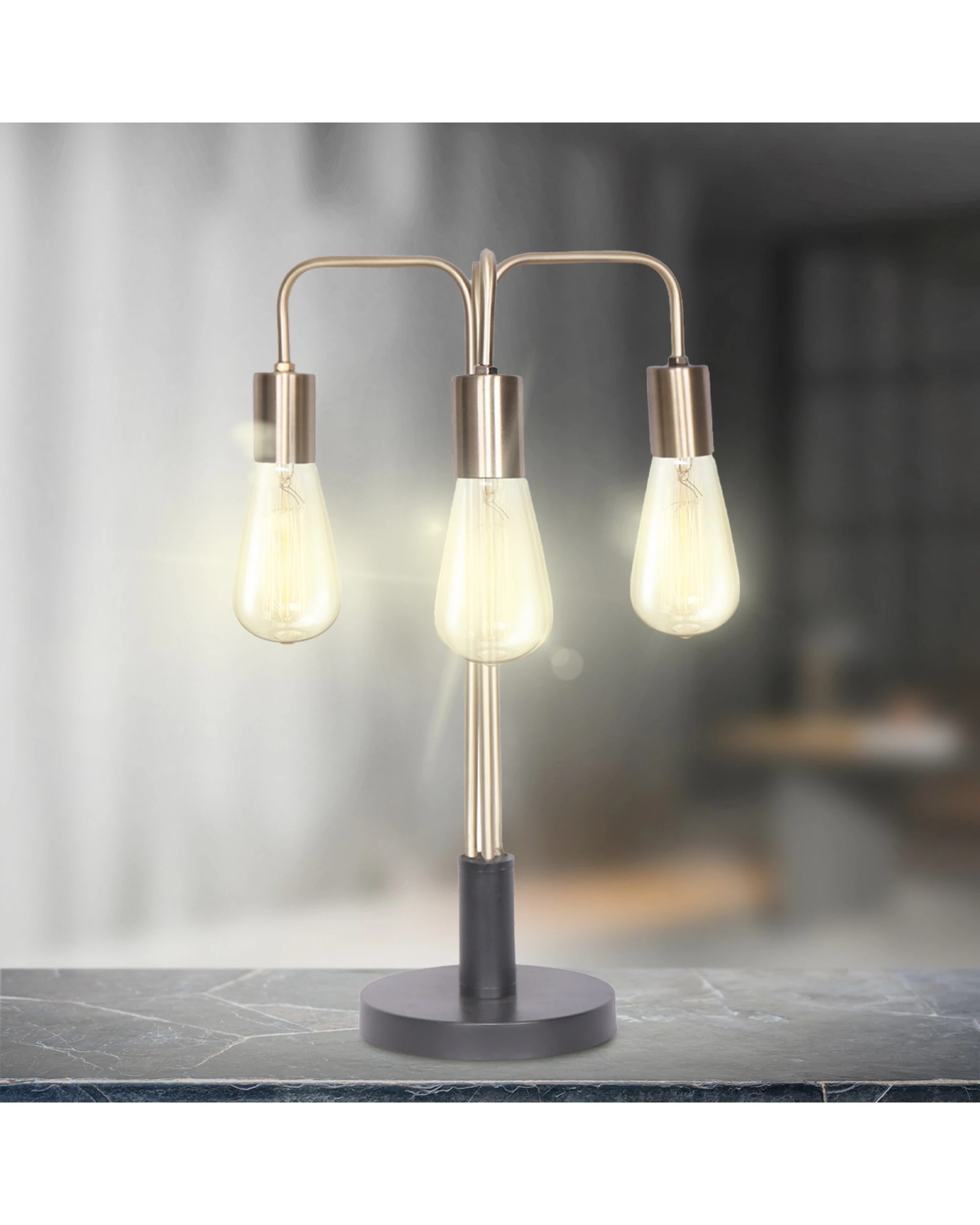 7 Sarantino Exposed Bulb Industrial Table Lamp, 7 of 10