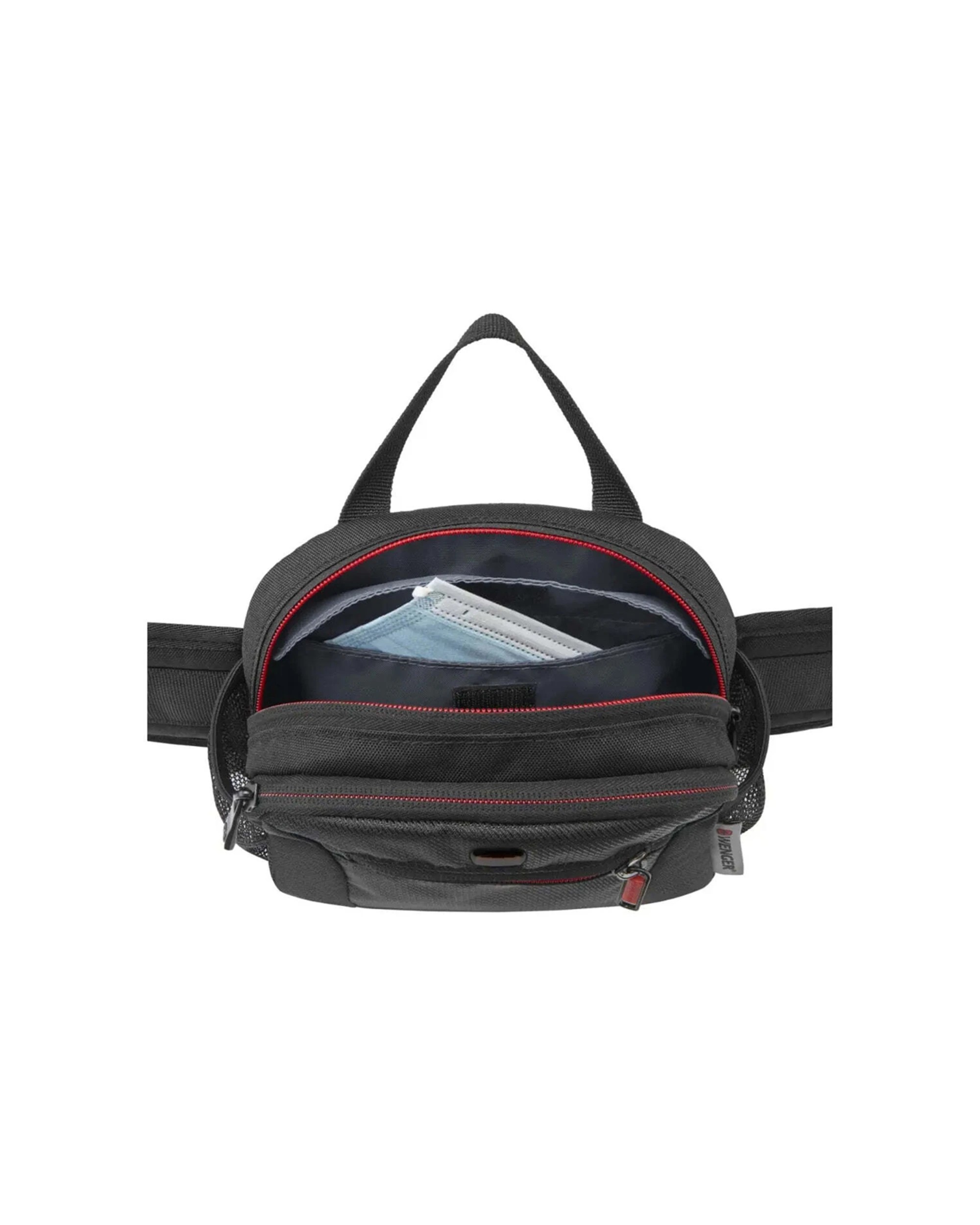 2 Wenger Standard Waist Pack with Antibacterial Pocket Compact Design - Black, 2 of 5
