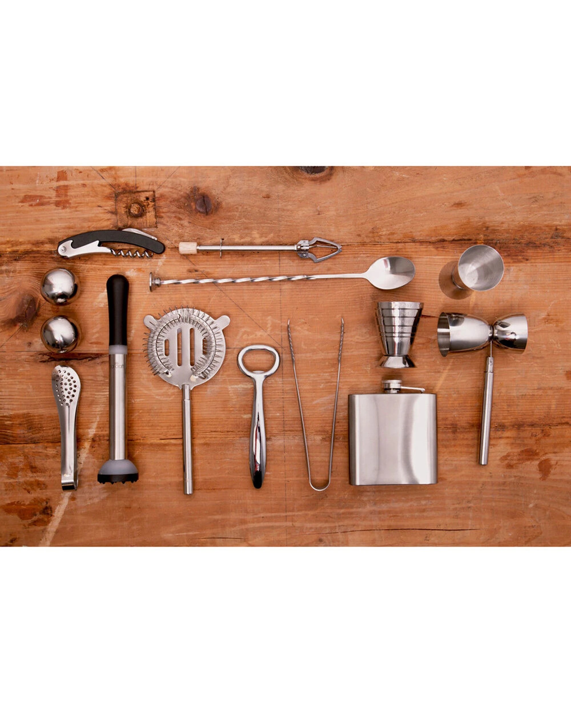 7 BarCraft 2PK Cocktail Jigger Stainless Steel 15-75ml Measuring Tool - Silver, 7 of 7