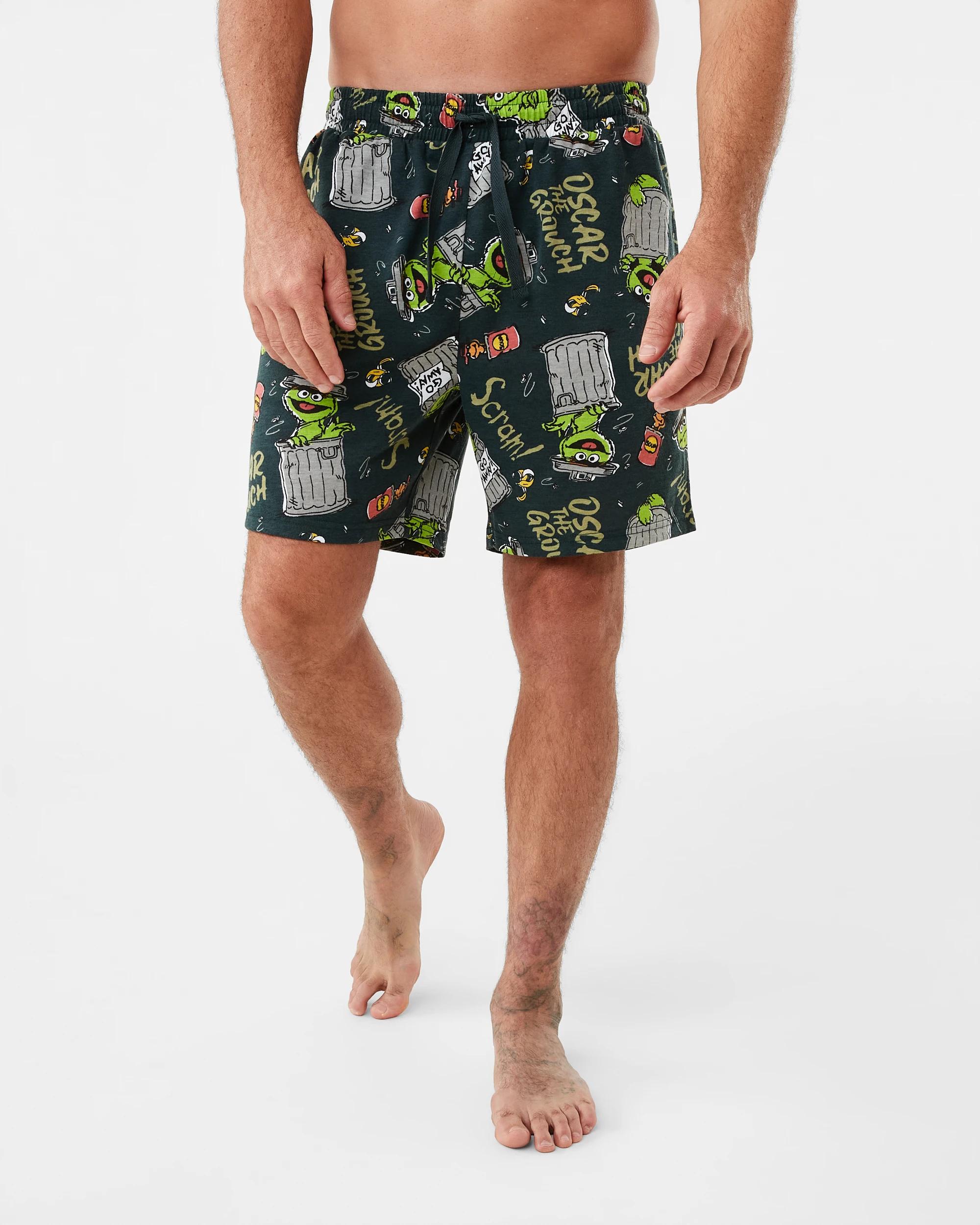 7 Oscar the Grouch License Sleep Shorts Grouch, 7 of 7