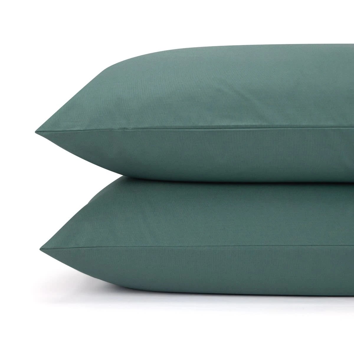 2 225 Thread Count Cotton Rich Sheet Set - Double Bed, Teal, 2 of 6