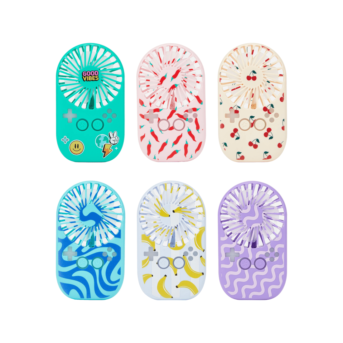 2 Printed Gaming Fan - Assorted, 2 of 10