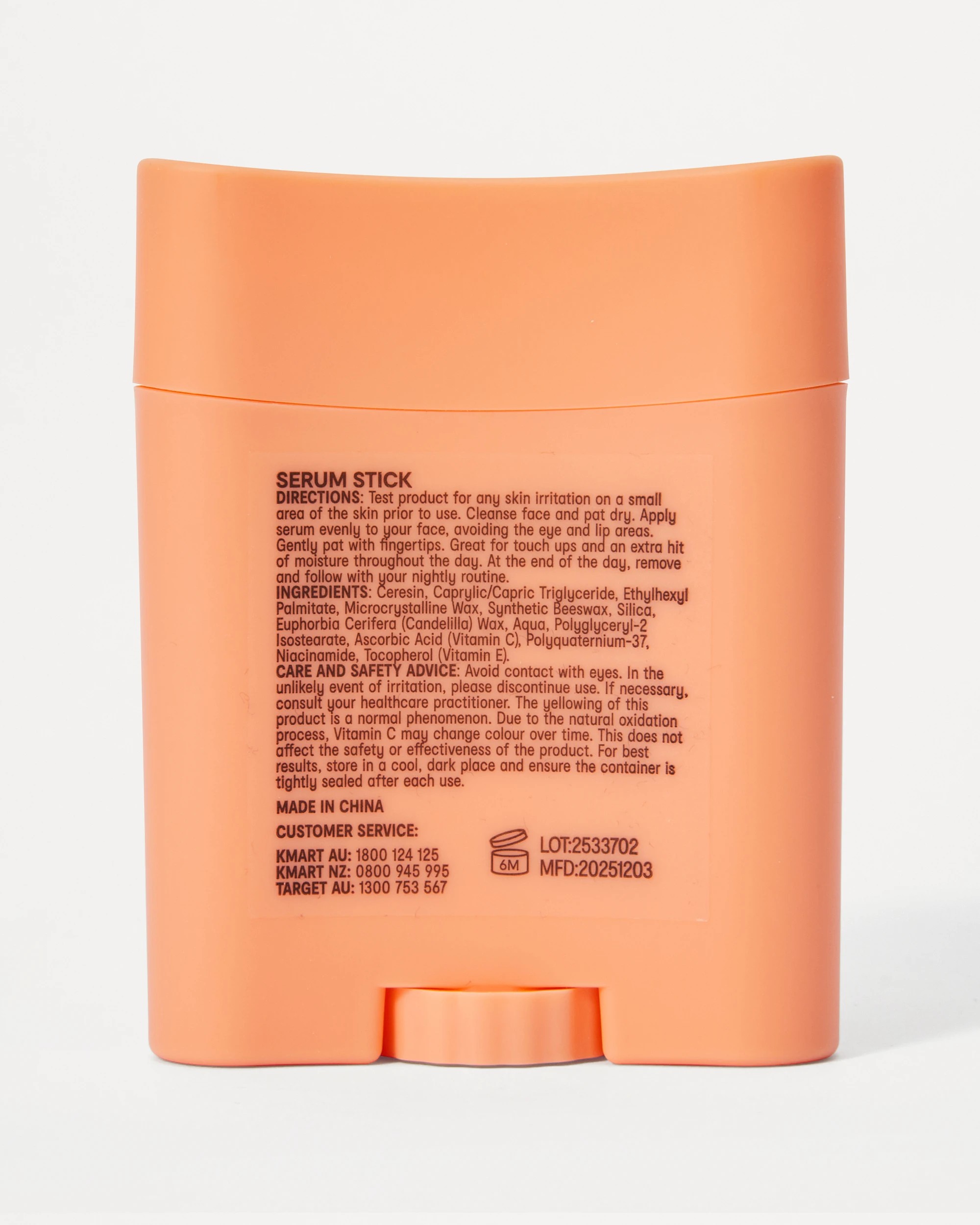 3 OXX Skincare AM/PM Brighten Serum Stick 20g - Vitamin C and Niacinamide, 3 of 6