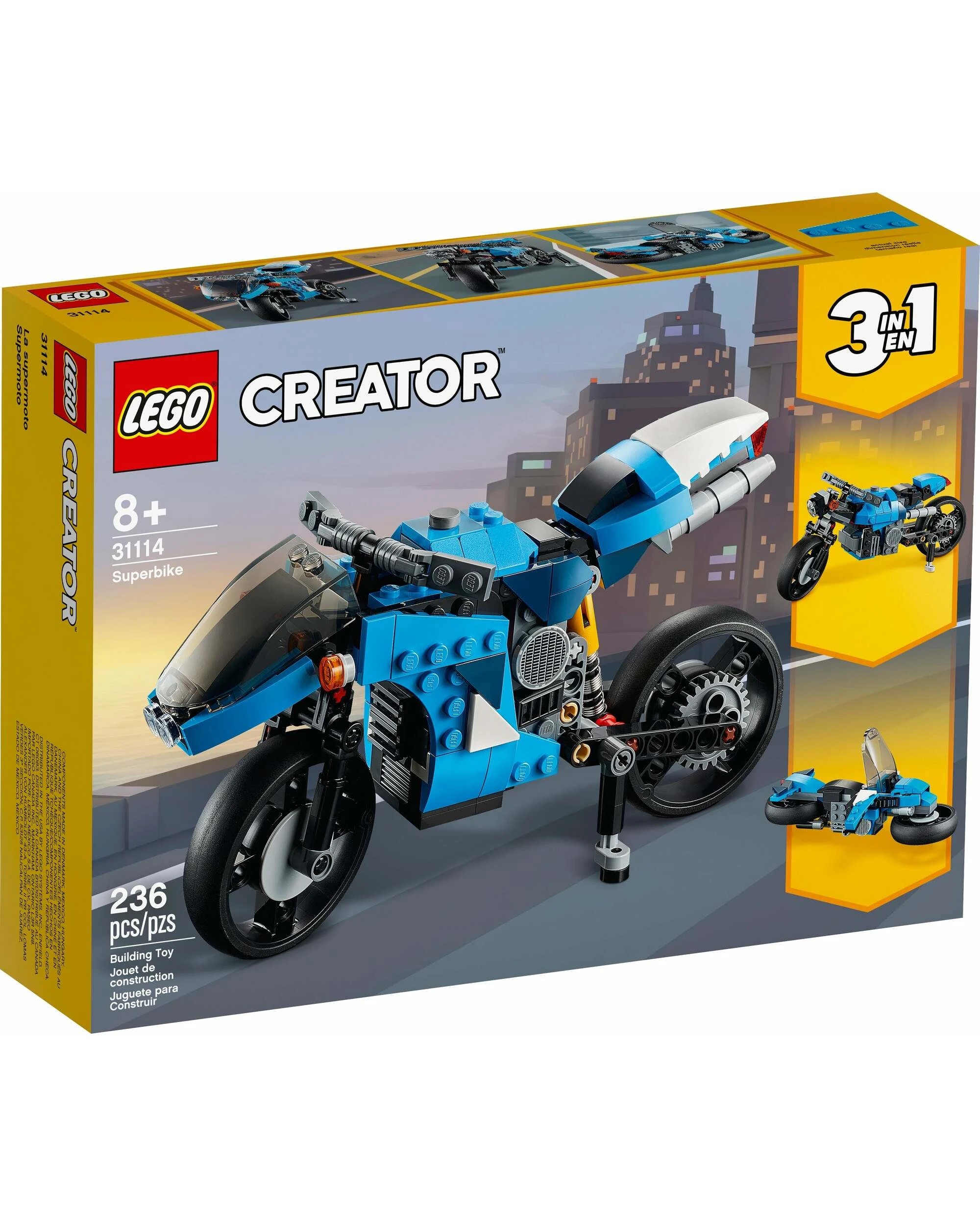 1 LEGO 31114 Creator 3 in 1 Superbike - Blue Bike Motorcycle Set, 1 of 1