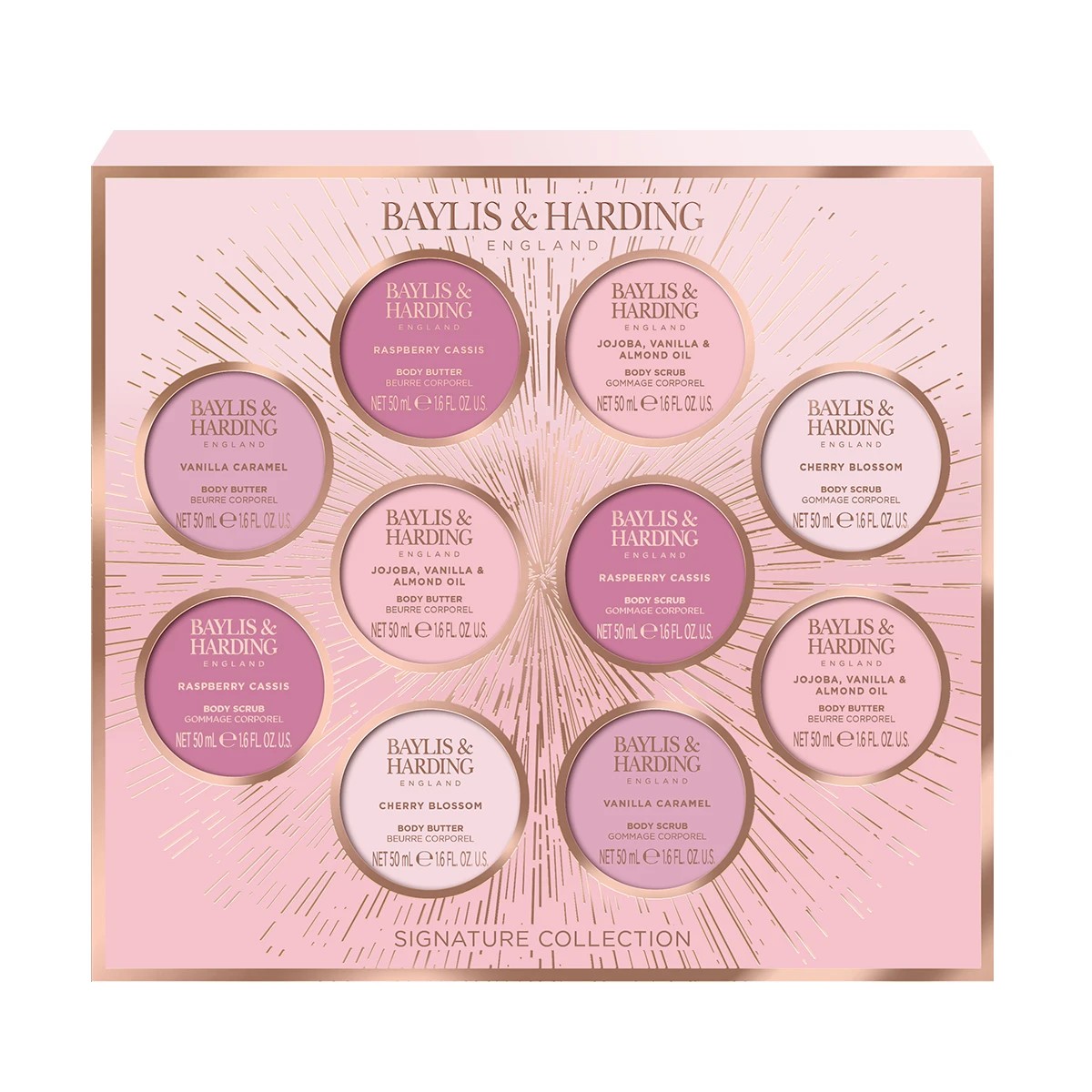 1 Baylis & Harding Signature Collection Body Butter Set - Jojoba, Vanilla and Almond Oil, 1 of 3
