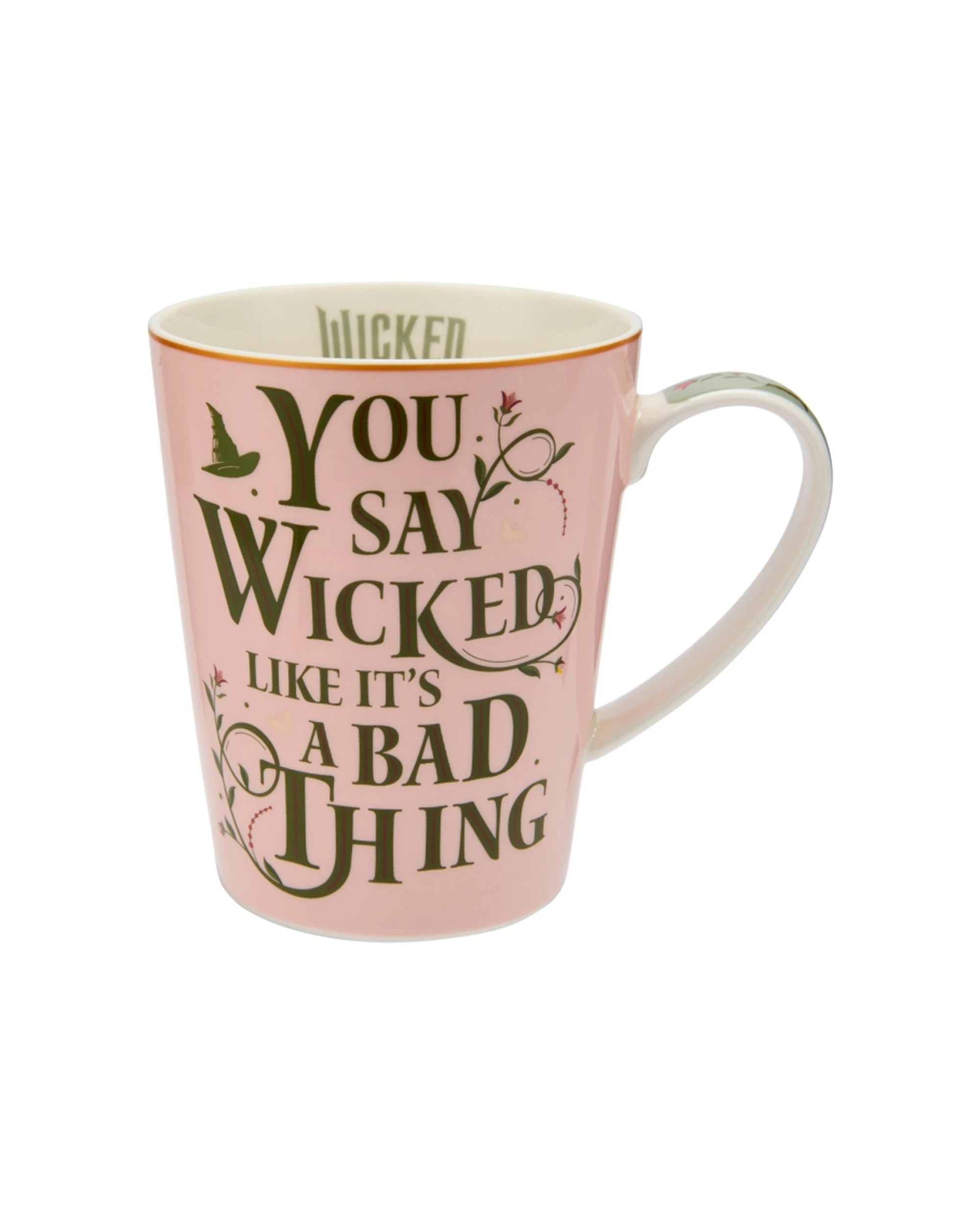 1 Maxwell And Williams Wicked Conical Mug 450ml Porcelain Coffee Gift Boxed - Pink, 1 of 1