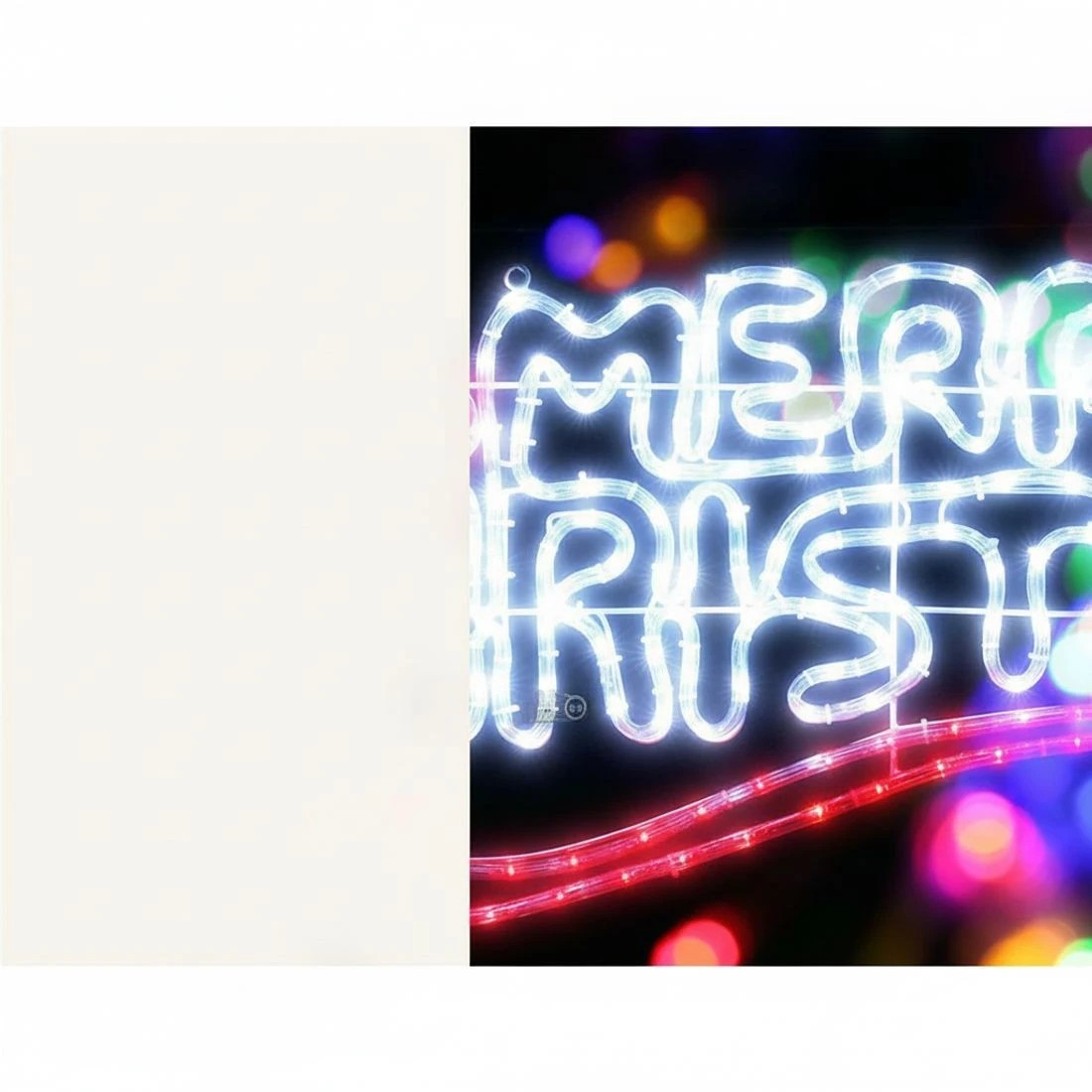 6 Jingle Jollys Christmas Lights 96cm Merry Christmas 288 LED Decorations - Multi, 6 of 7