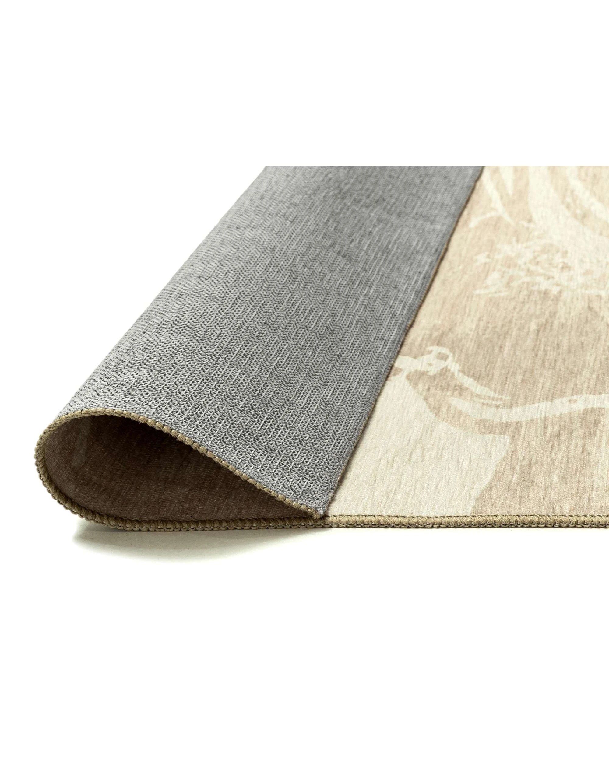 5 Loopsie Marrowstone Marble Washable Indoor Outdoor Rug-290cm x 200cm - Beige, 5 of 8