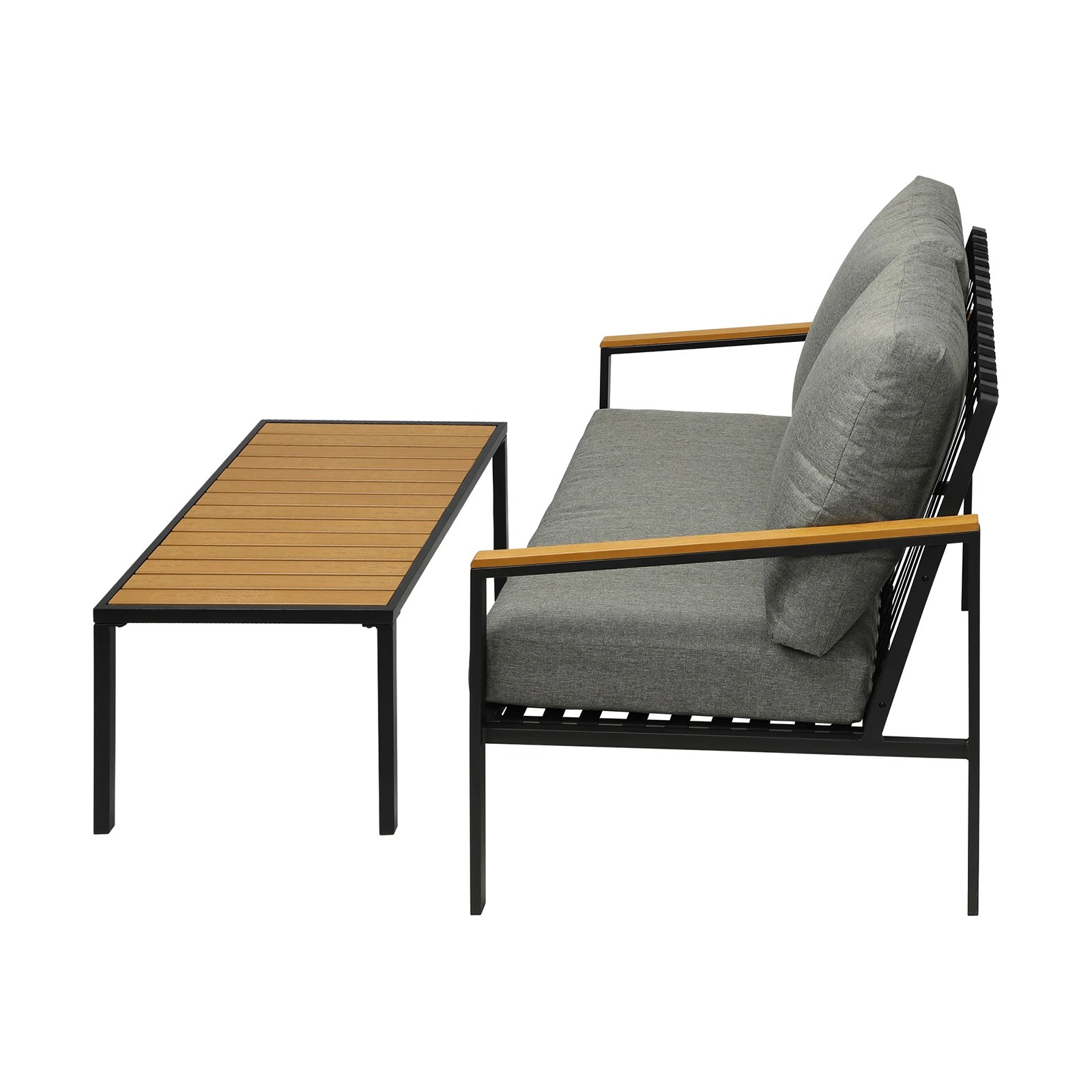 7 Livsip Outdoor Furniture 2-piece Dining Set Lounge Patio Chairs Table Setting
 - Multi, 7 of 10