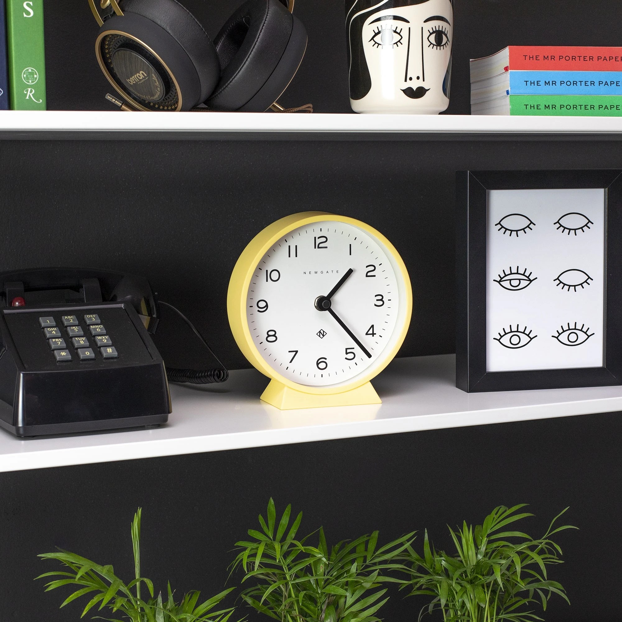 3 Newgate M Mantel Clock Cheeky Yellow - Yellow, 3 of 3