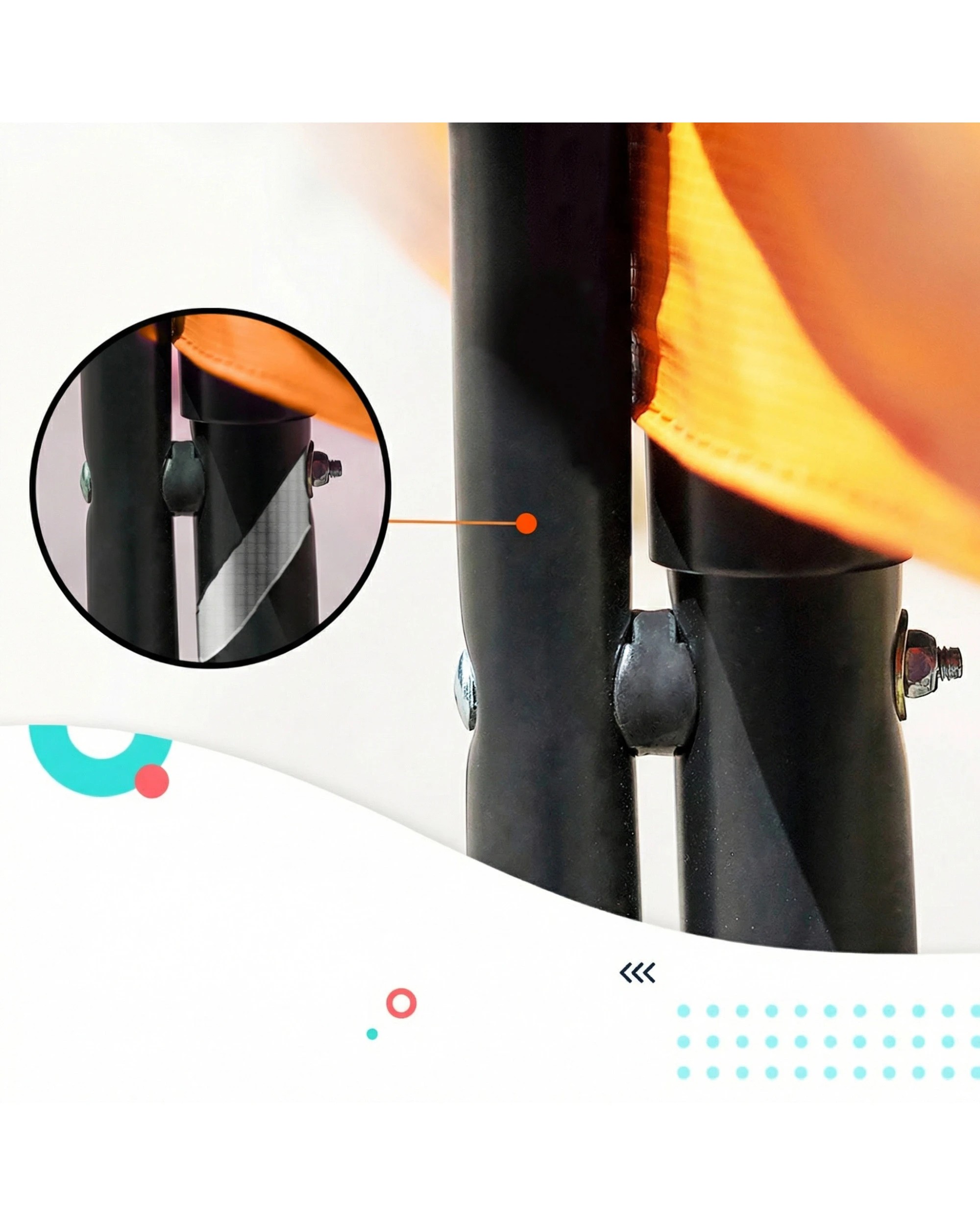 9 Kahuna Classic 10 ft Trampoline - Orange, 9 of 10