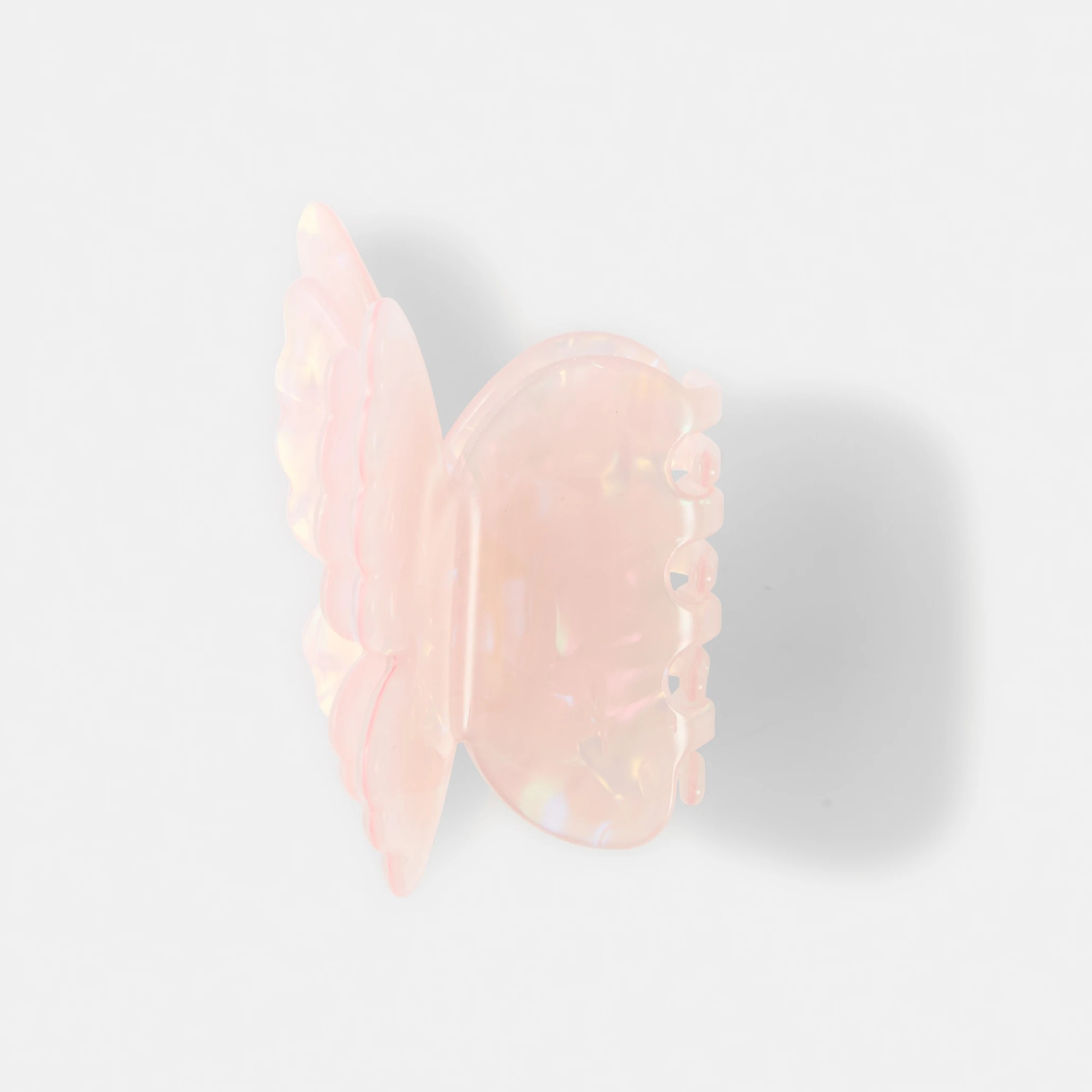 1 Butterfly Claw Hair Clip - Pink, 1 of 4