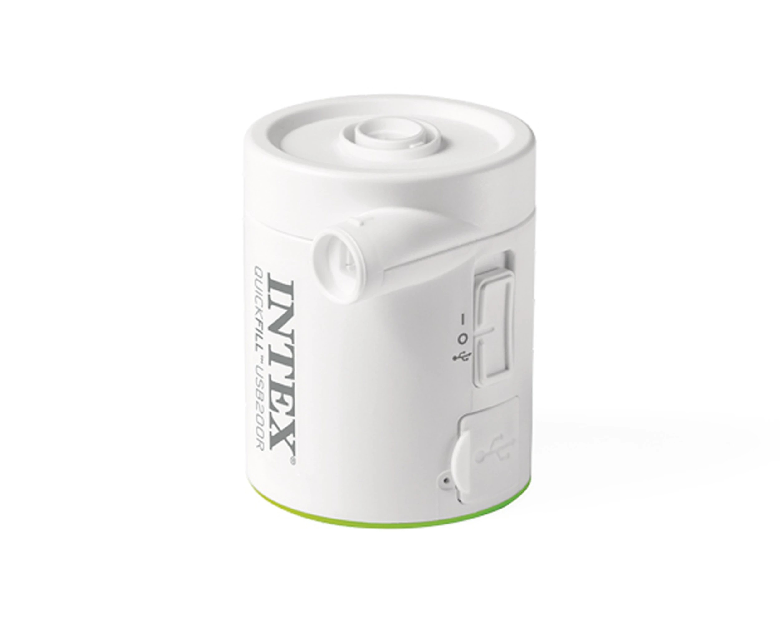 2 INTEX Quickfill Electric USB Powered Portable Mini Air Pump Power Bank - White, 2 of 6