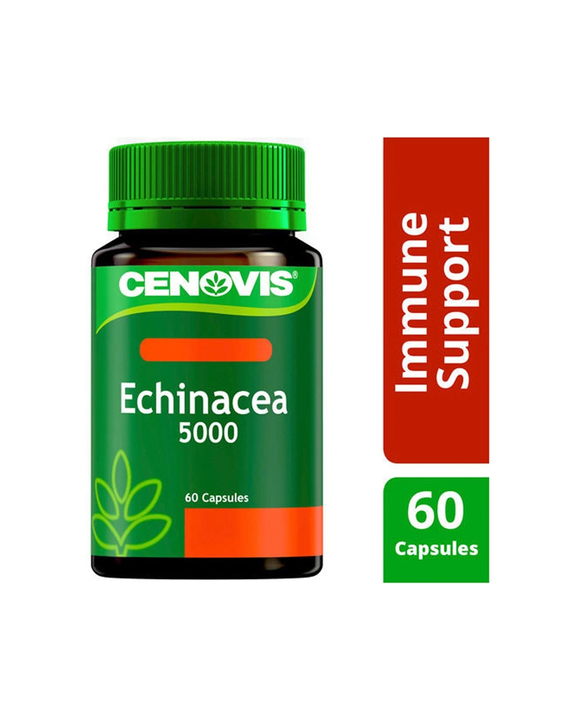 4 Cenovis 60pc Cenovis Echinacea 5000Mg Immune Support & Dietary Supplement Capsules, 4 of 4