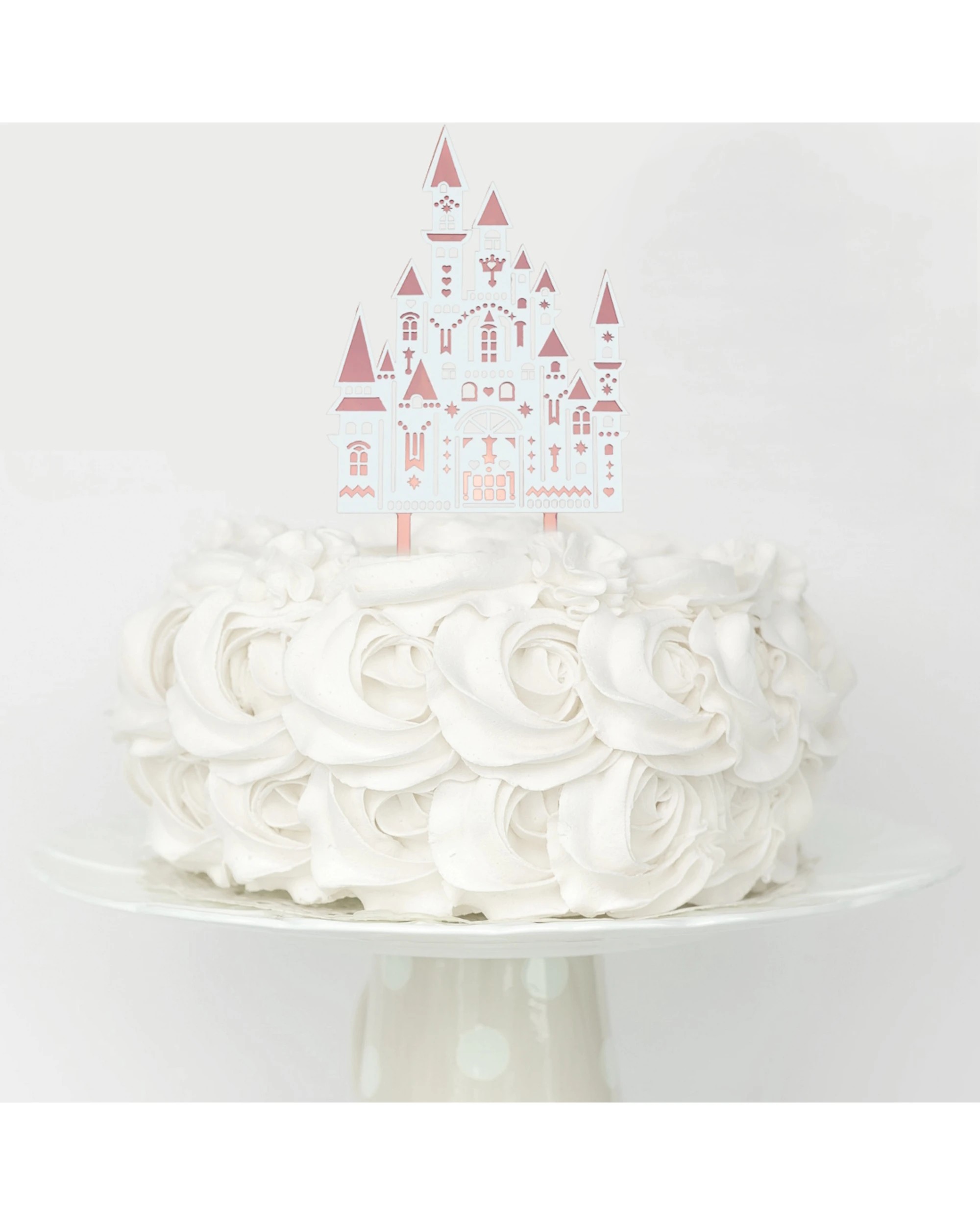 2 Shmick Princess Castle Cake Topper - Gold, 2 of 3