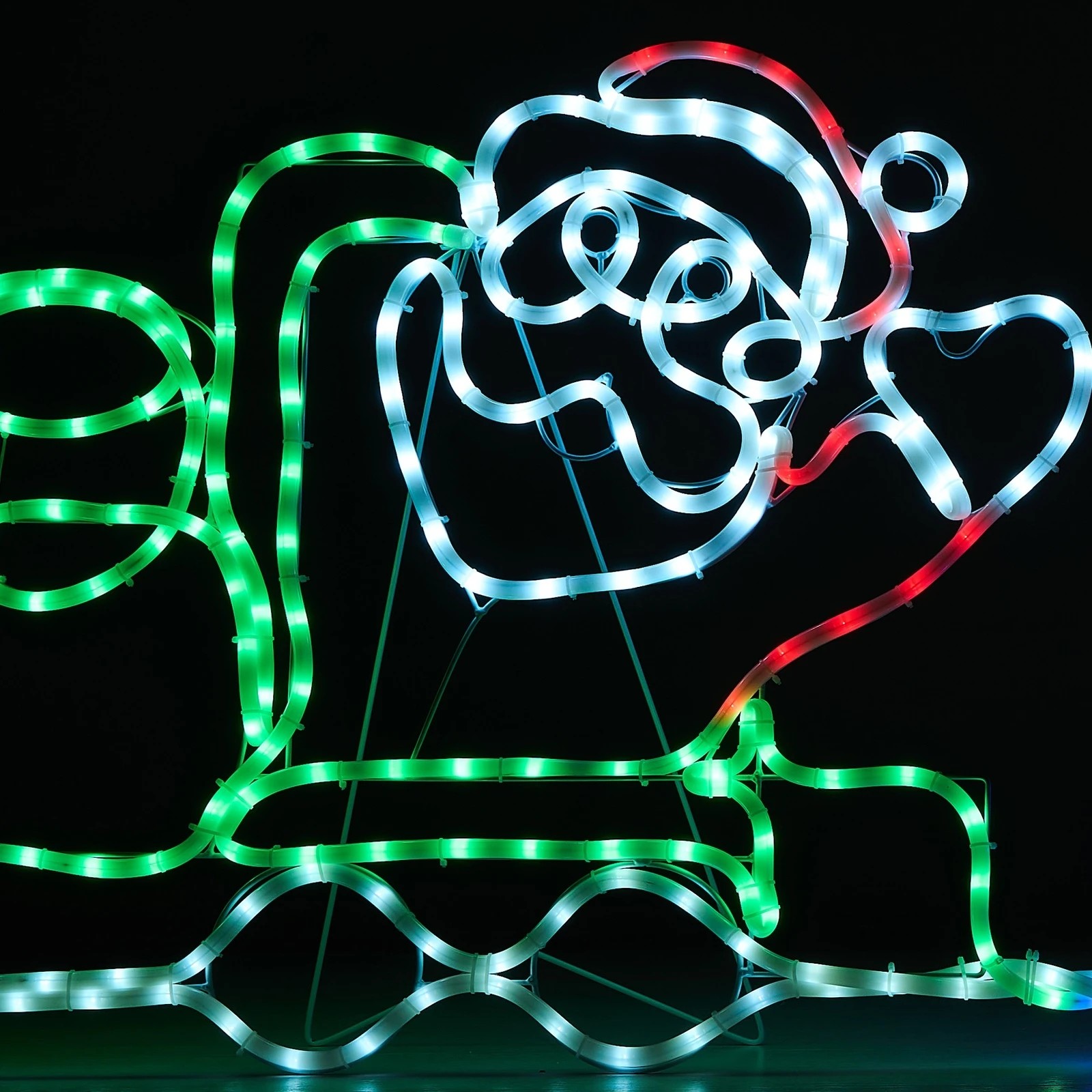 6 Tinseltown Christmas Light Led Motif Lights Santa Train 196cm Xmas Decor Display
 - Multi, 6 of 8