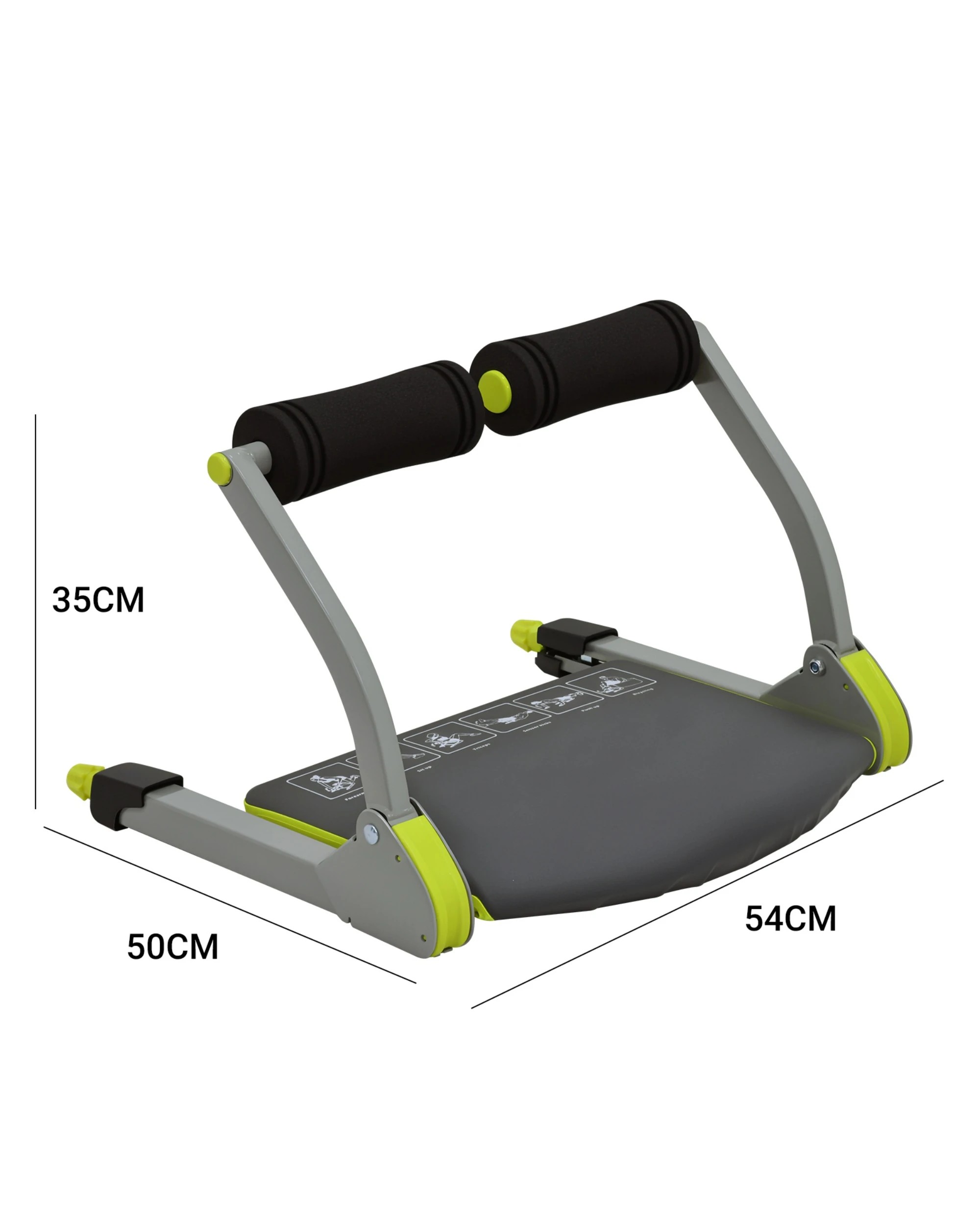 2 Ab Machine for Home Gym - Green, 2 of 8