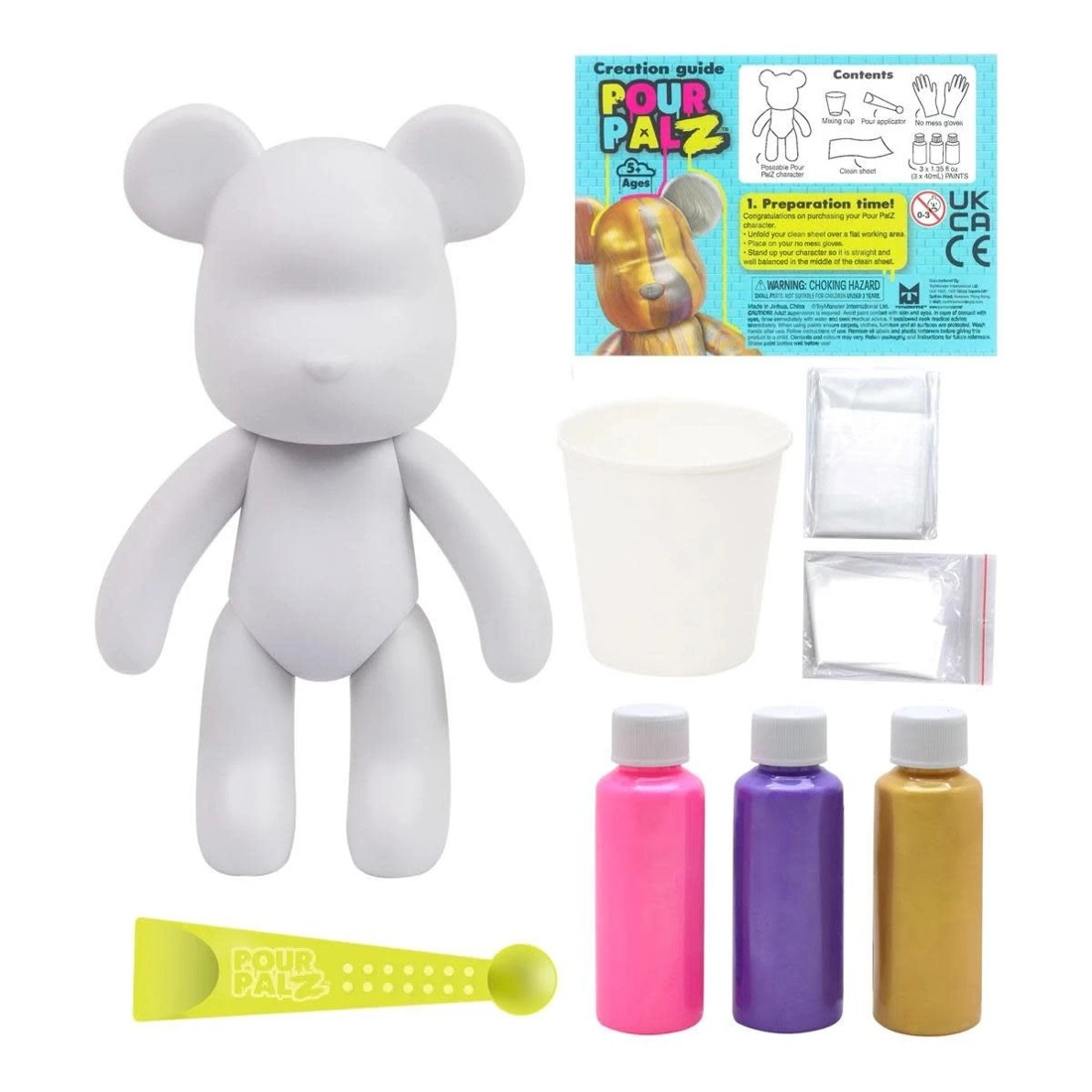 7 Pour Palz Large Paint Bear - Assorted, 7 of 10