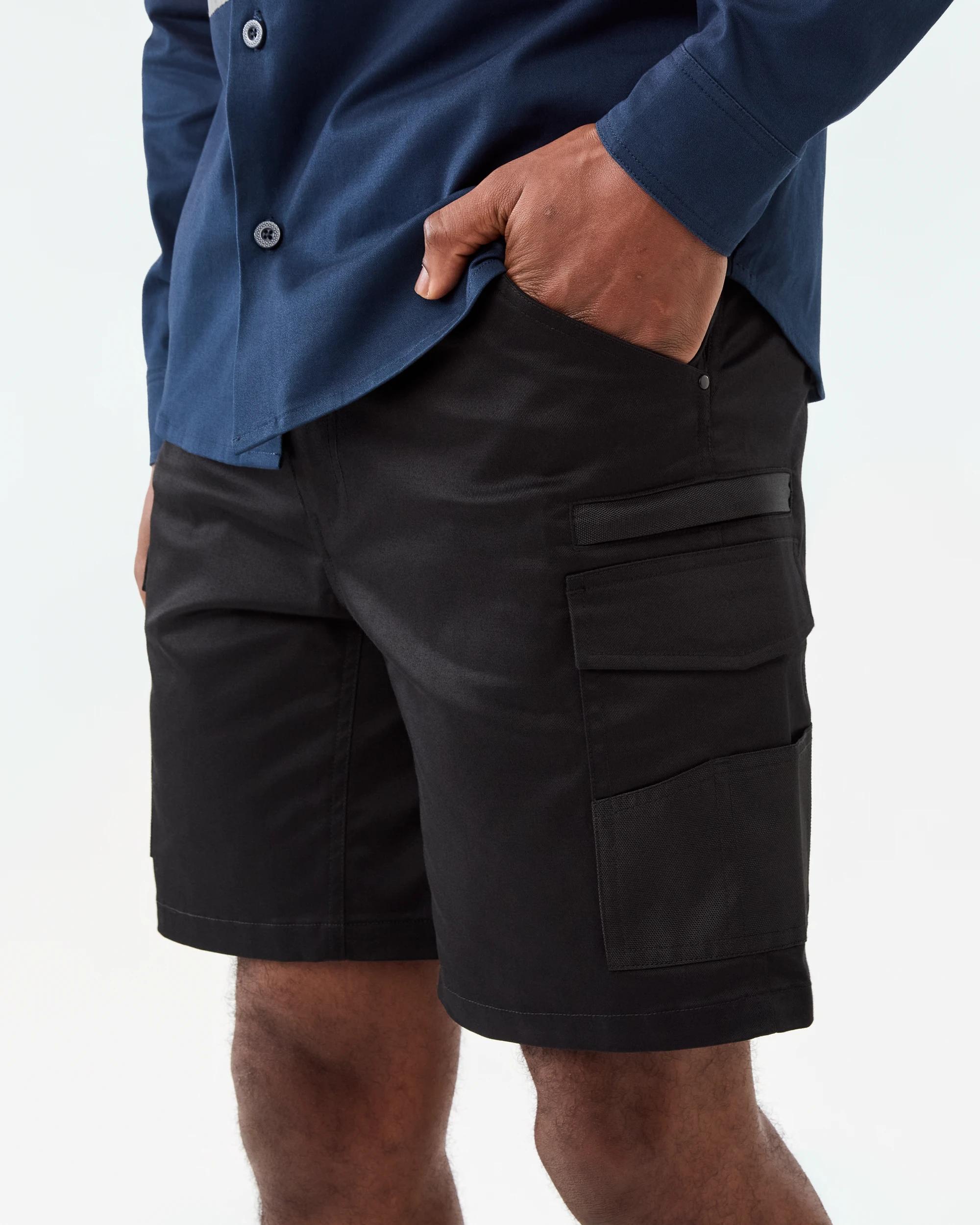 2 Jackeroo Functional Waist Cargo Shorts Black, 2 of 8